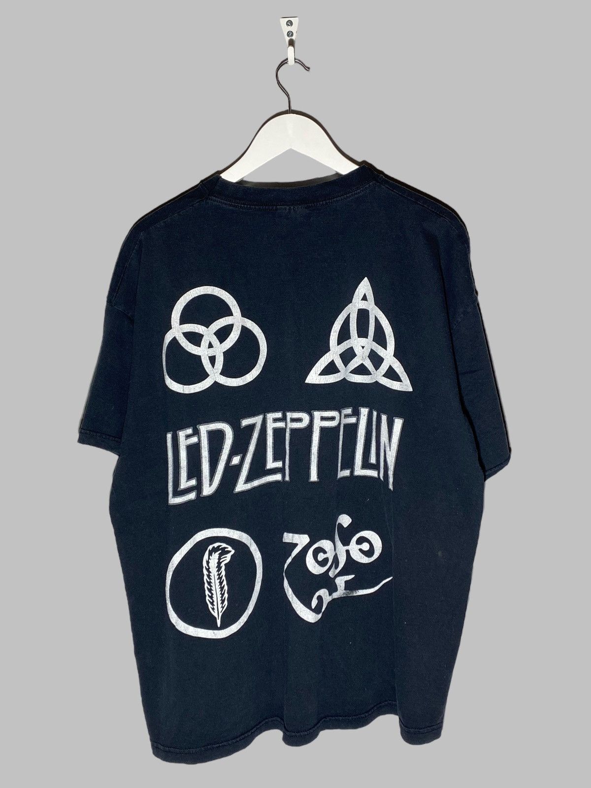 Band Tees × Led Zeppelin × Vintage Vintage Led Zeppelin Graphic Print T-shirt Size US XXL / EU 58 / 5 - 2 Thumbnail