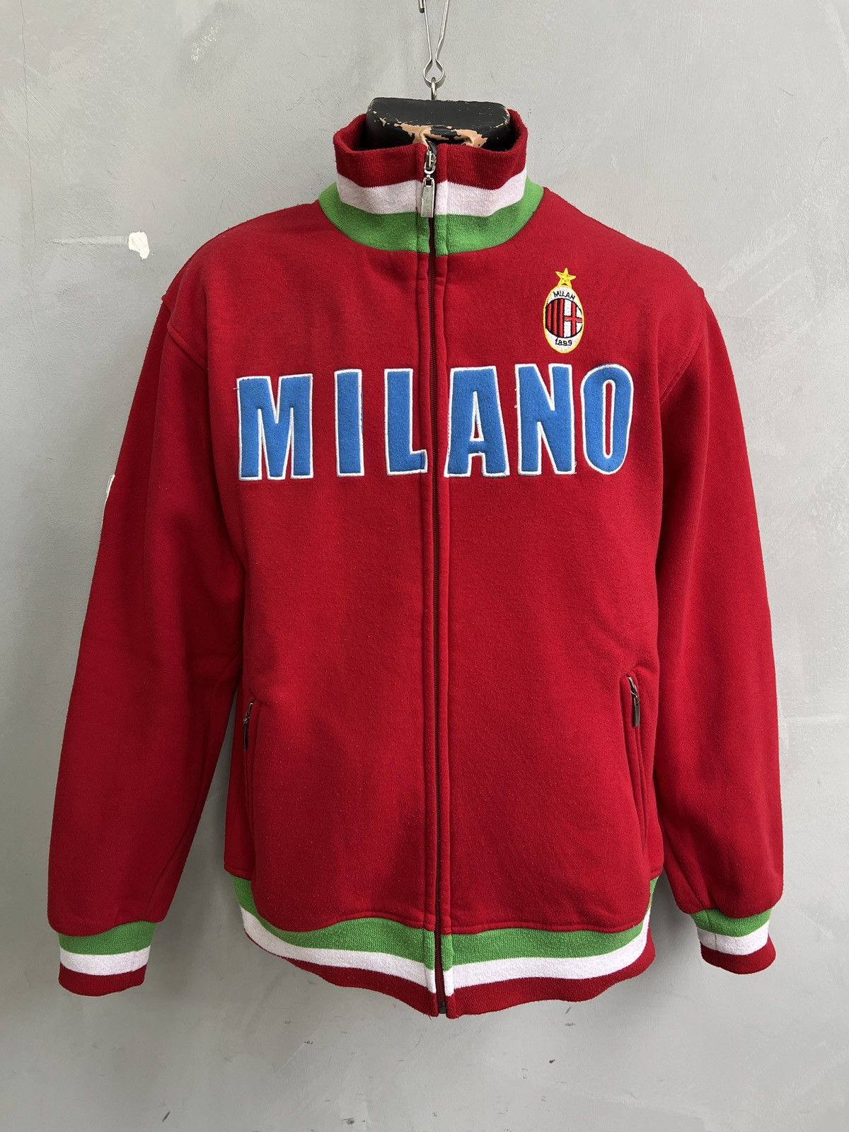 Other AC Milan blokecore zip truck jacket y2k style Size US M / EU 48-50 / 2 - 1 Thumbnail