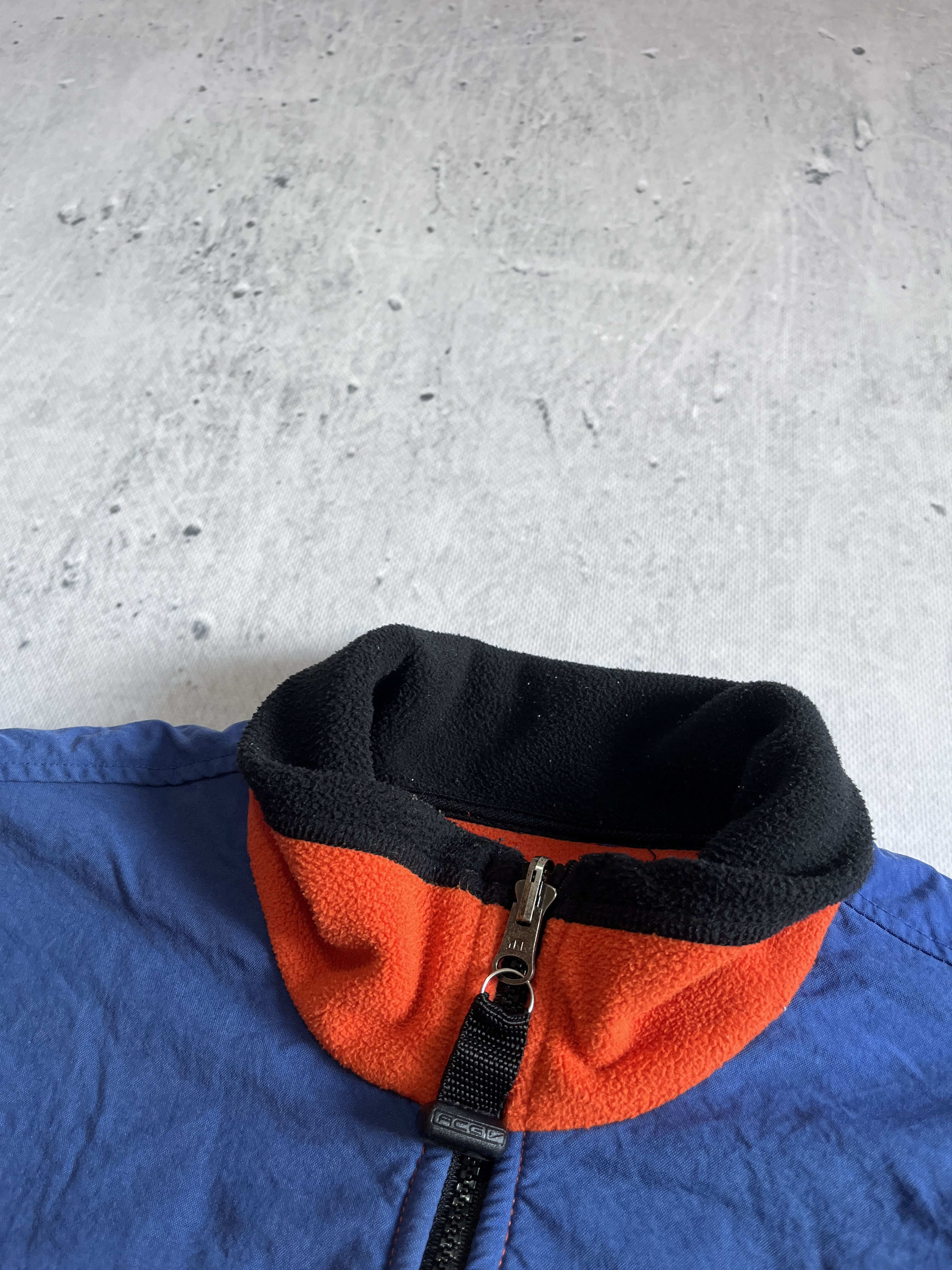 Nike ACG NIKE ACG VINTAGE 90S BLUE ORANGE FLEECE JACKET Size US L / EU 52-54 / 3 - 9 Thumbnail