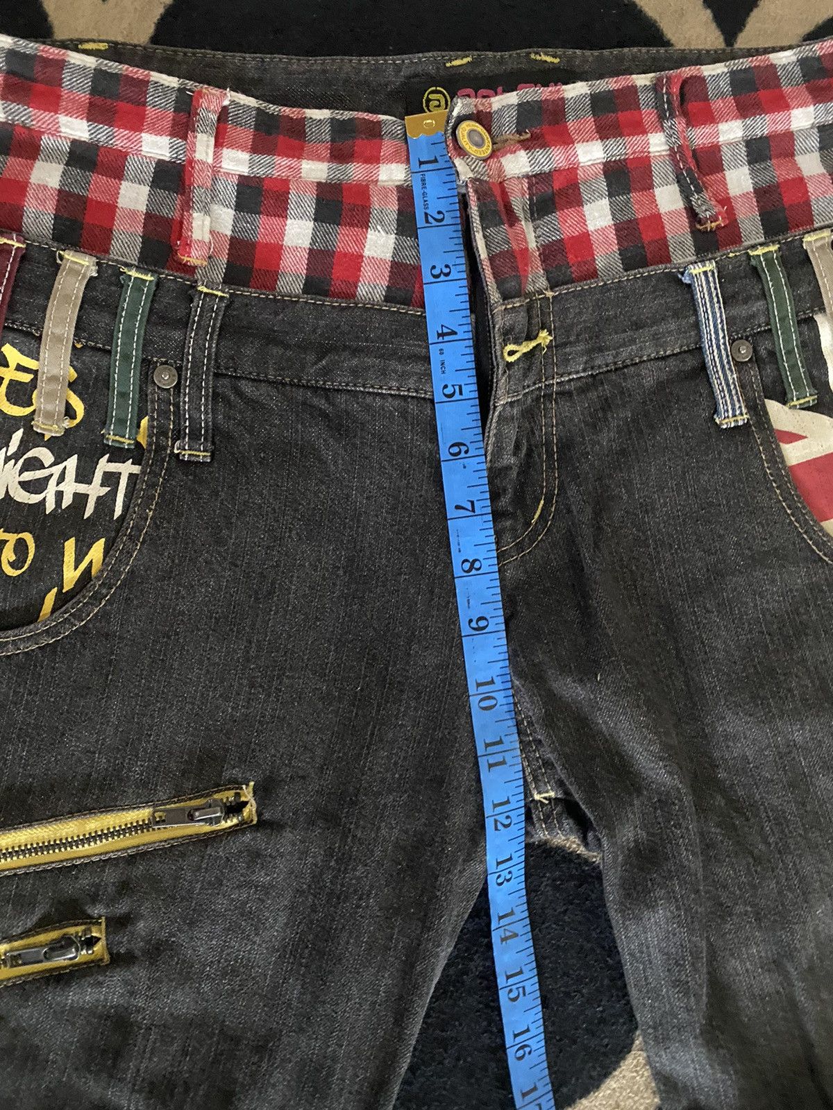 Japanese Brand 🔥RARE🔥🔥Vintage Antfui Painting Pocket Punk Design Style Size US 33 - 13 Thumbnail
