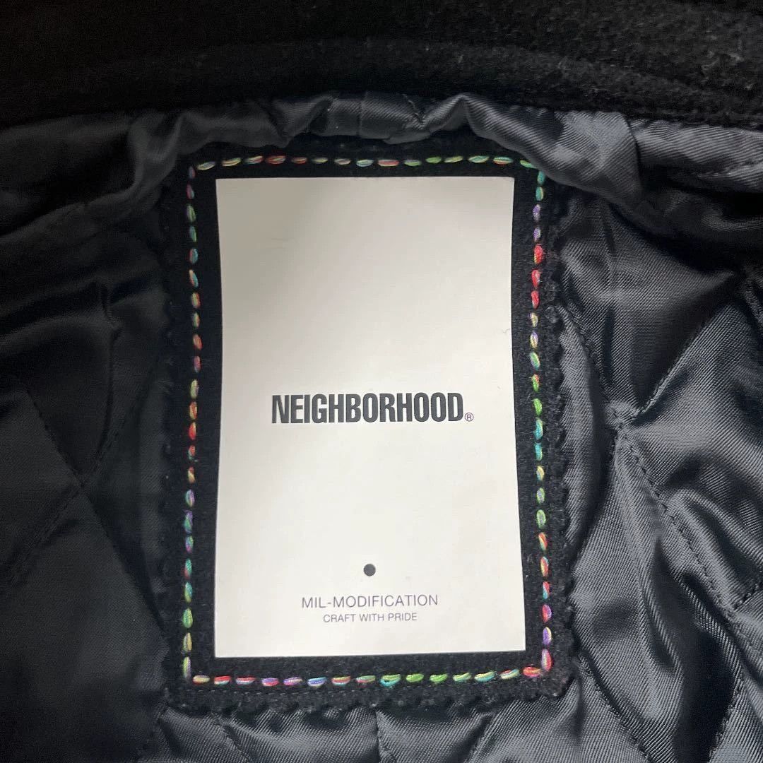 Neighborhood Black Double-Breasted Heavy Coat - Size M Size US M / EU 48-50 / 2 - 7 Thumbnail