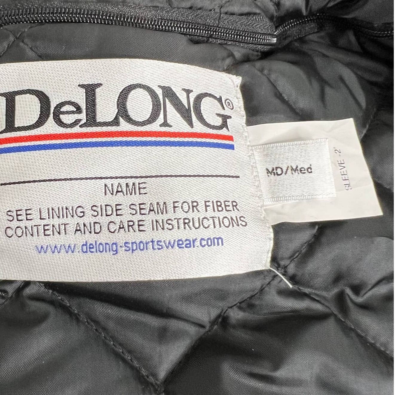 Delong Vintage DeLong Sz. M Varsity Letterman Hooded Jacket NWT Size US M / EU 48-50 / 2 - 10 Thumbnail