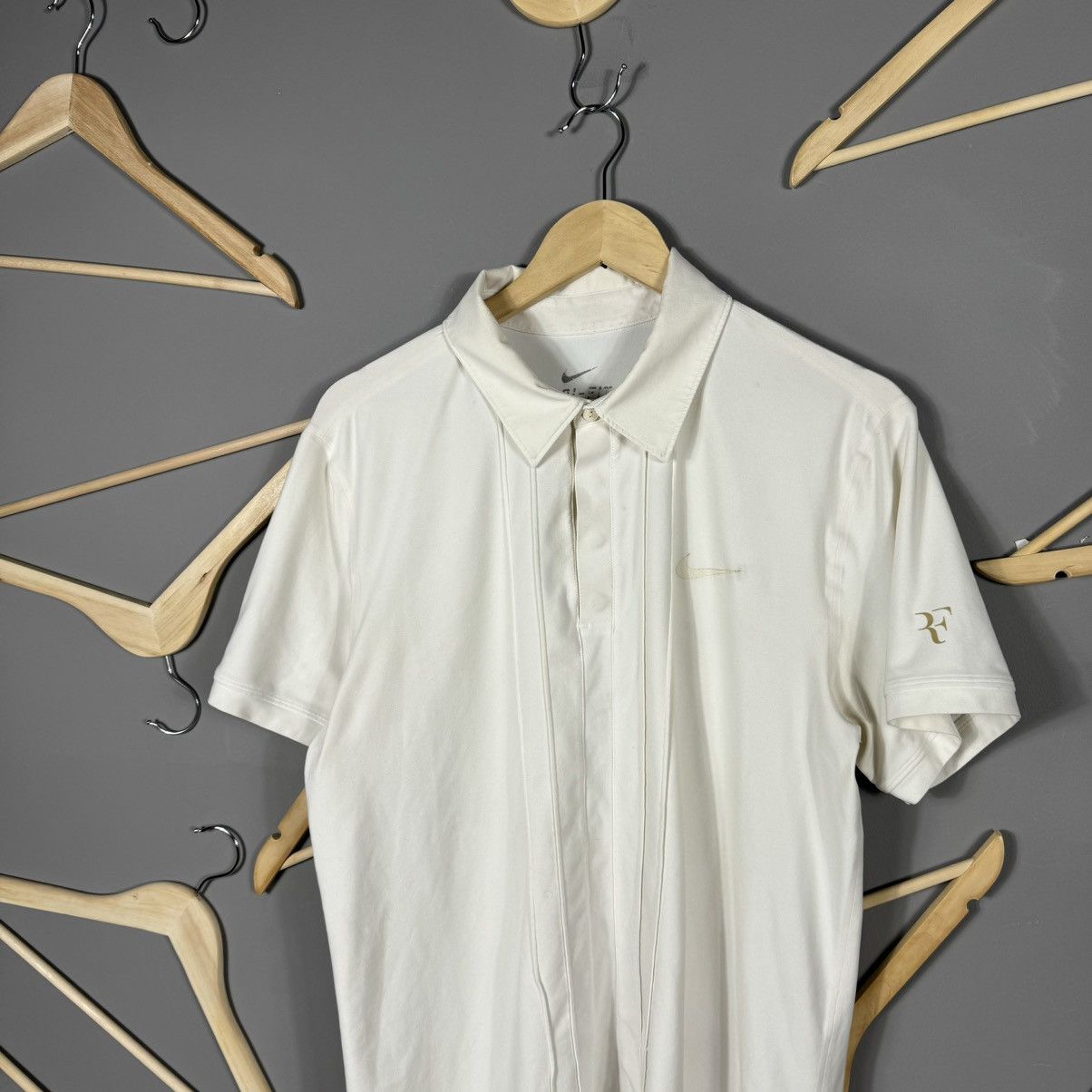 Nike Nike Roger Federer RF TENNIS Shirt Jersey 381368-100 Size US L / EU 52-54 / 3 - 3 Thumbnail