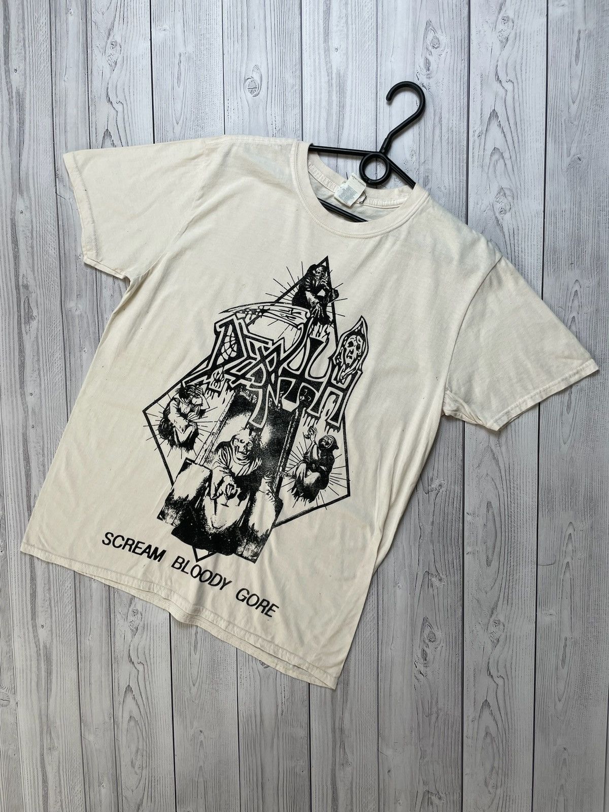 Band Tees Vintage Death Scream Bloody Gore rock tee Y2K metal size L Size US L / EU 52-54 / 3 - 1 Thumbnail