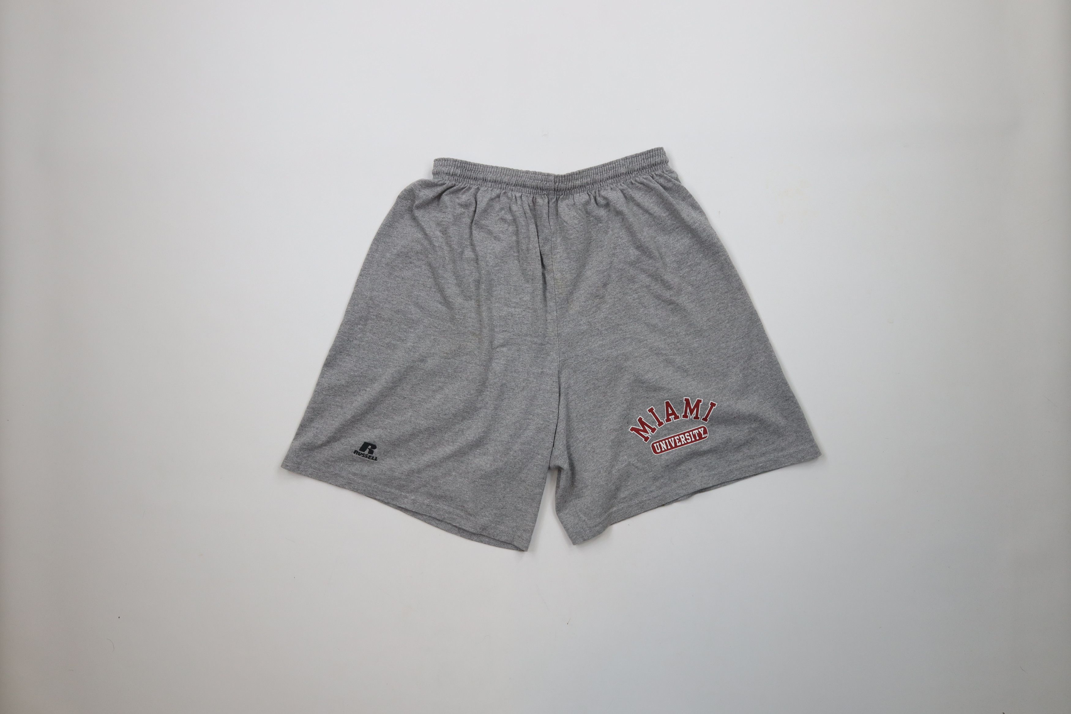 Russell Athletic × Vintage Vintage 90s Russell Athletic University Miami Above Shorts Size US 32 / EU 48 - 1 Thumbnail