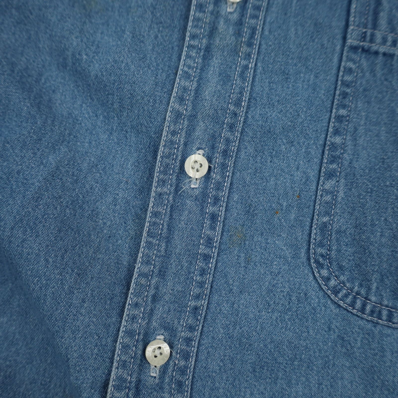 Disney × Vintage Vintage Disney Winnie the Pooh Embroidered Denim Shirt Size US XXL / EU 58 / 5 - 6 Thumbnail