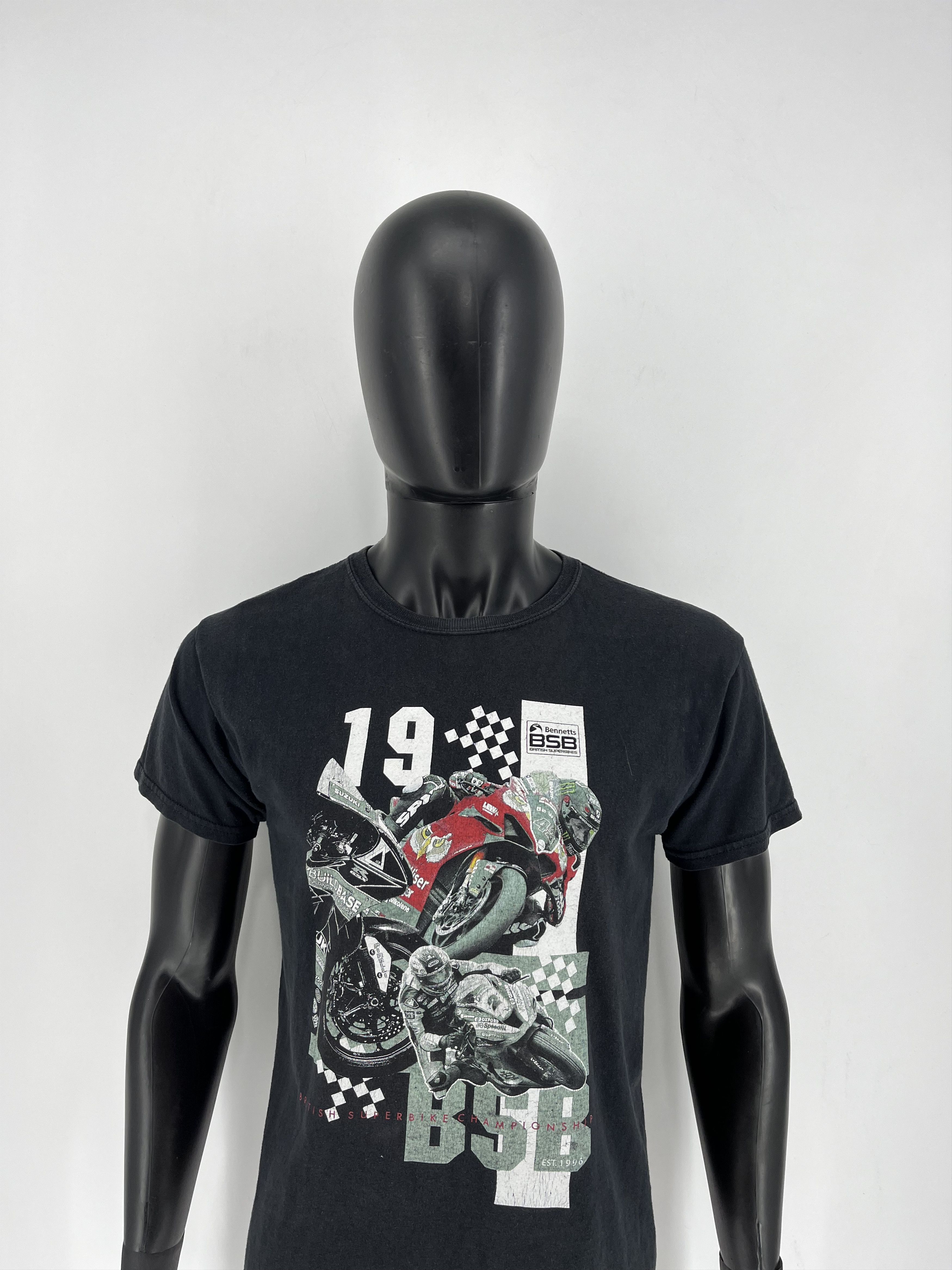 Other Vintage BSB British Superbike Faded T-Shirt Y2k Suzuki M617 Size US XL / EU 56 / 4 - 1 Thumbnail