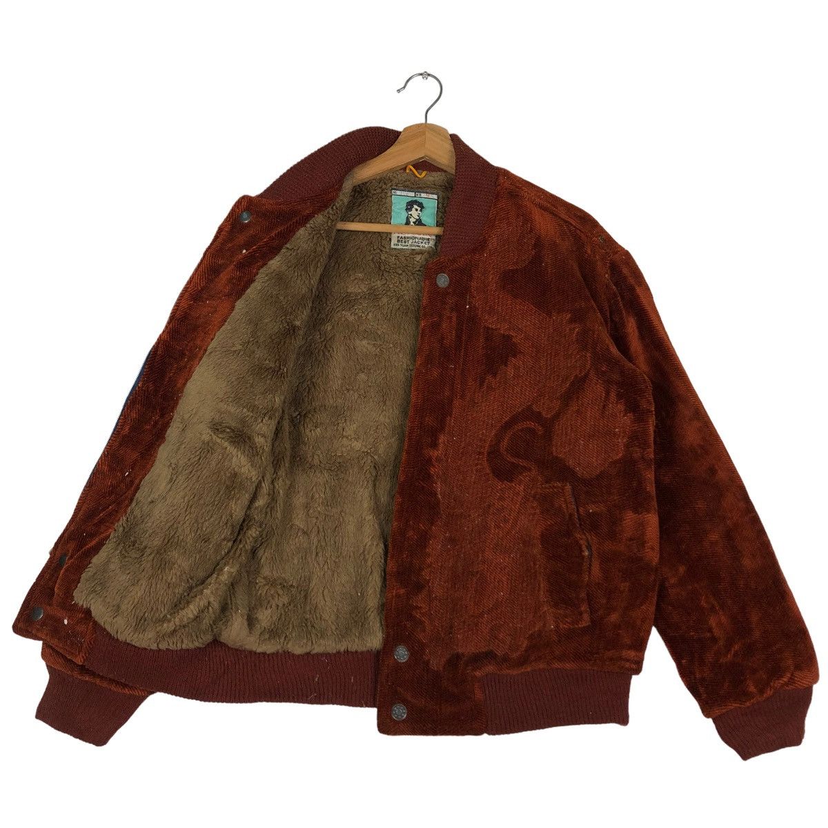 Toyo Enterprises 🔥80’s VTG BOMBER JACKET MINK FUR LINING HON JIN OPTI ZIPPER Size US M / EU 48-50 / 2 - 9 Thumbnail