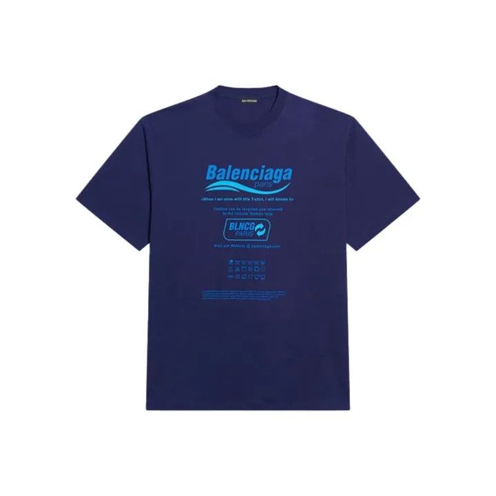 Balenciaga Balenciaga Men's Retro Print Loose Tee Size US XS / EU 42 / 0 - 1 Thumbnail