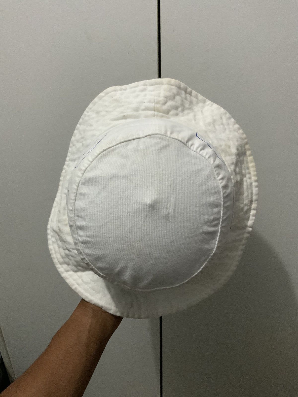 Hat Club Absorb Spellout White Bucket Hat Size ONE SIZE - 6 Thumbnail