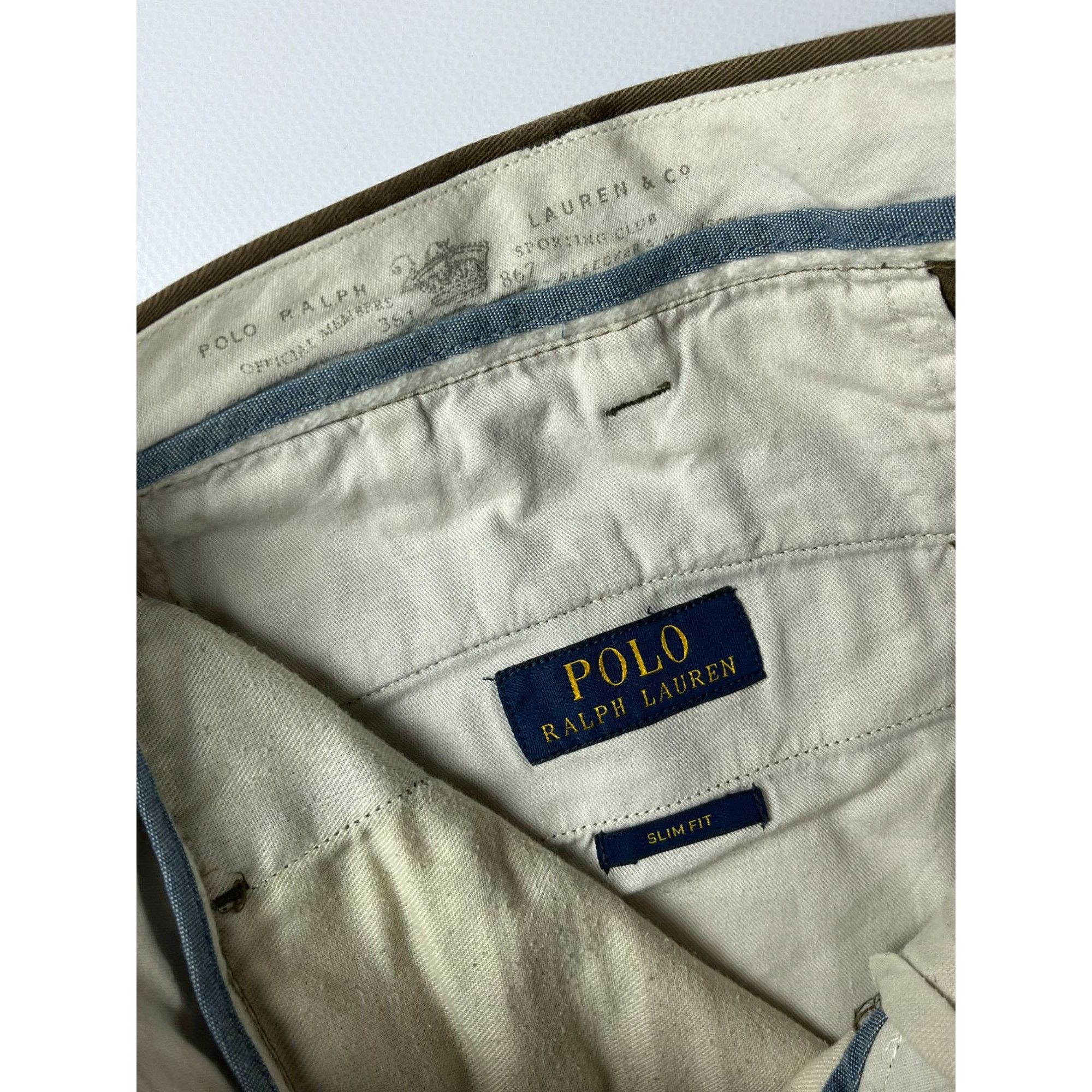 Polo Ralph Lauren Polo Ralph Lauren Mens Slim Fit Bedford Chino Pants Size US 38 / EU 54 - 2 Thumbnail
