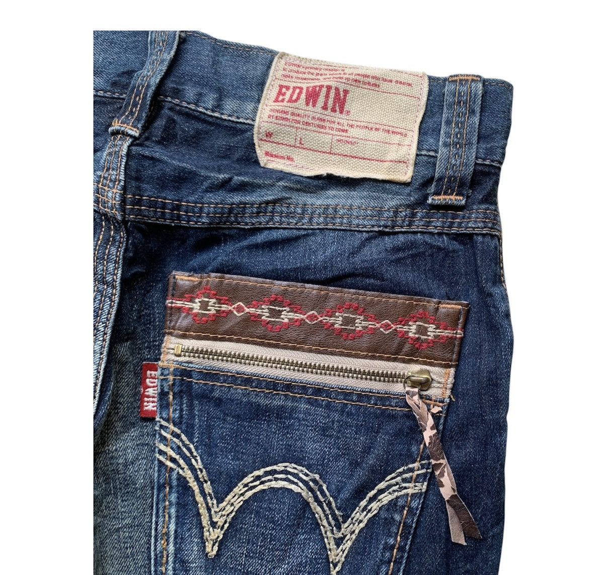 Japanese Brand Edwin distressed denim shorts Size US 29 - 9 Thumbnail