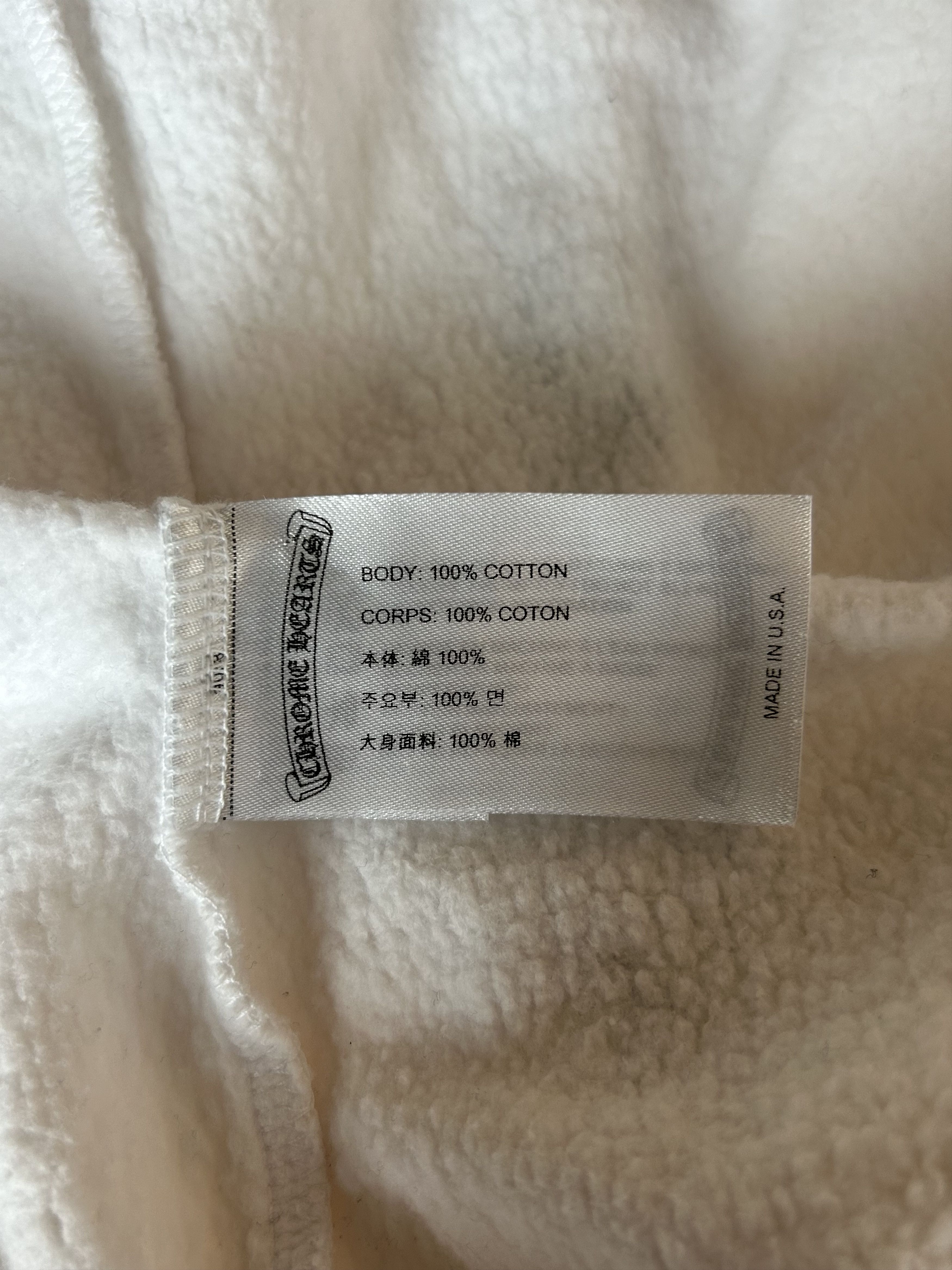 Chrome Hearts Chrome Hearts White & Blue Script Logo Zip Up Hoodie Size US L / EU 52-54 / 3 - 4 Thumbnail