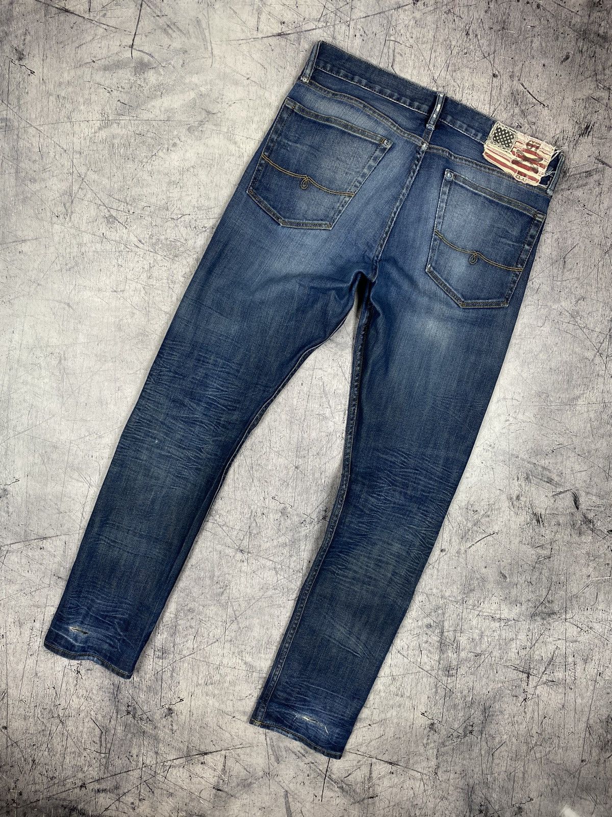 Polo Ralph Lauren × Vintage Vintage 00s Polo Ralph Lauren Distressed Denim Jeans Pants Size US 34 / EU 50 - 2 Thumbnail