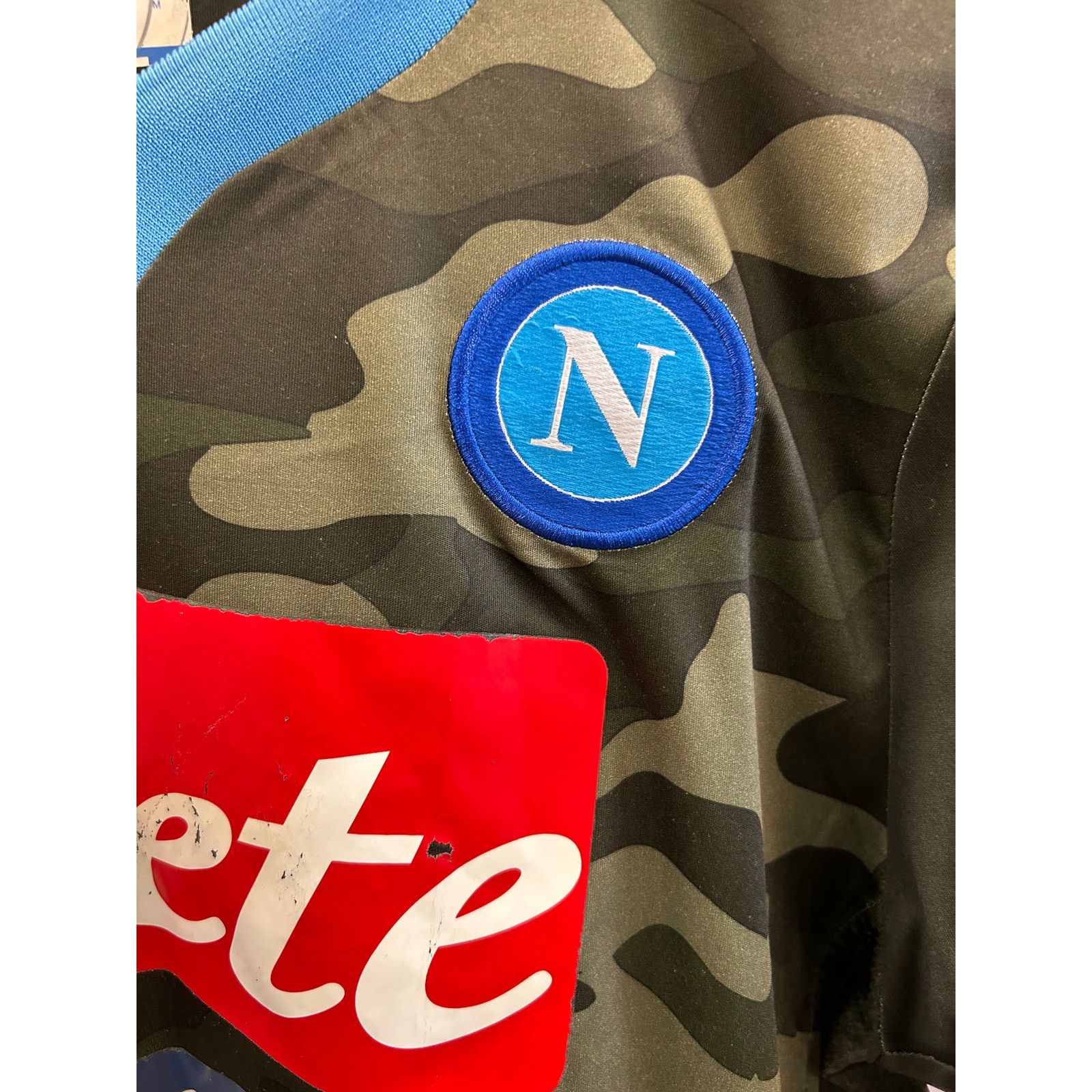 Nike SSC Napoli 2013/14 away football shirt camo flight M Medium Size US M / EU 48-50 / 2 - 5 Thumbnail