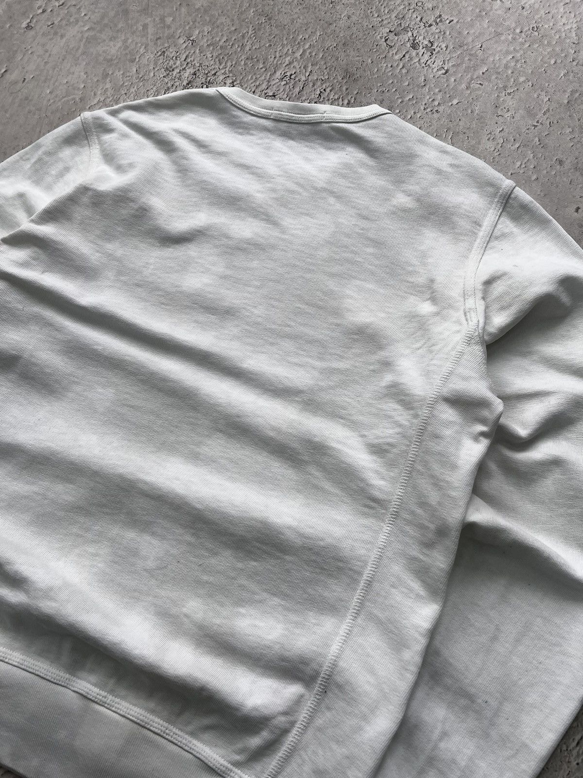 Stone Island WHITE GRADIENT WASHED STONE WHITE SWEATSHIRT STONE ISLAND Size US L / EU 52-54 / 3 - 16 Thumbnail