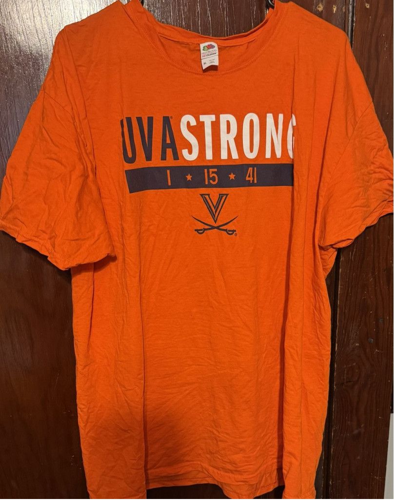 Fruit Of The Loom Virginia Cavaliers UVa Strong T-shirt Orange Men's Size XL Size US XL / EU 56 / 4 - 1 Thumbnail