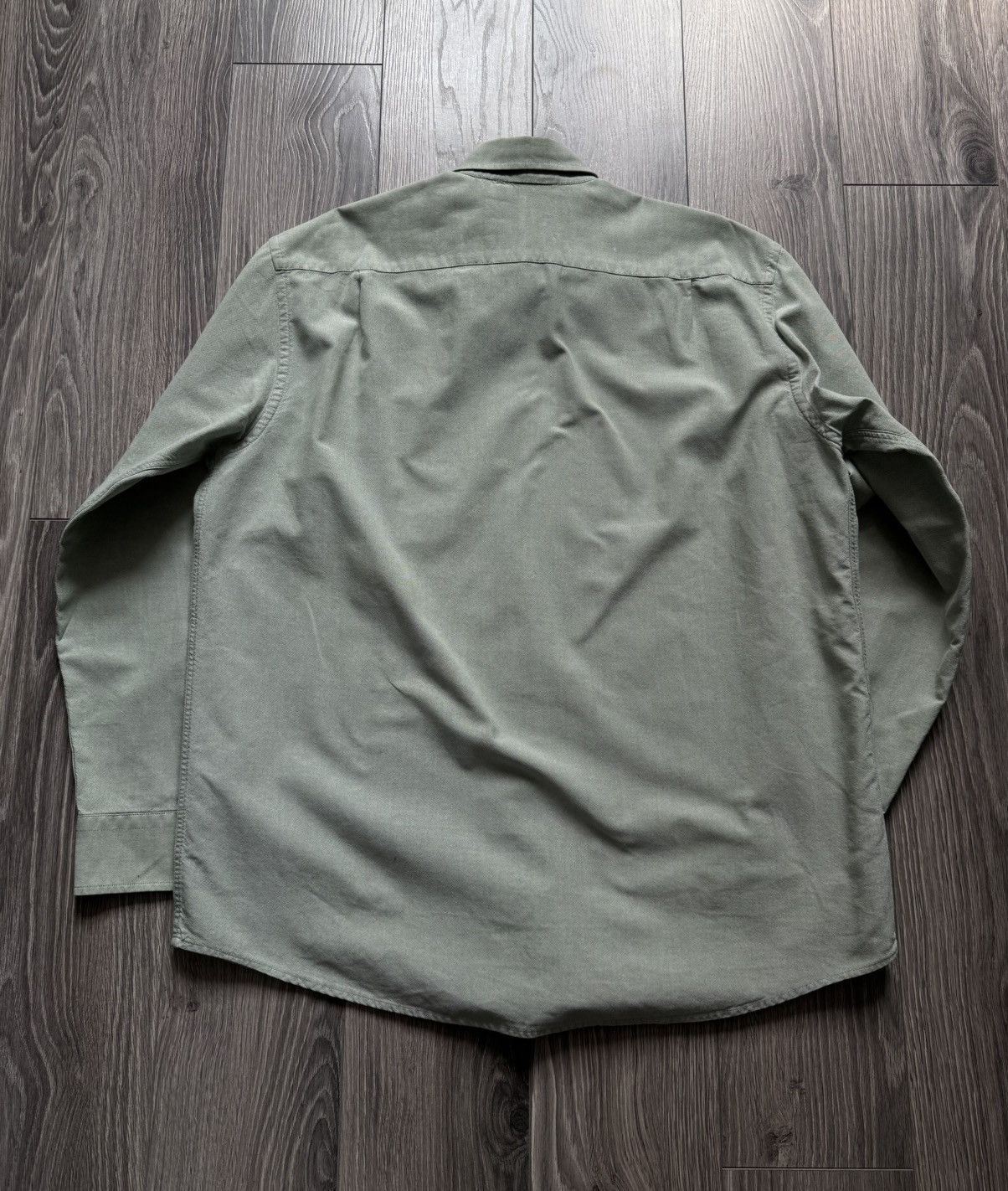 Burberry Burberry Green Logo Checkered Colar Shirt 43 Size US L / EU 52-54 / 3 - 10 Thumbnail