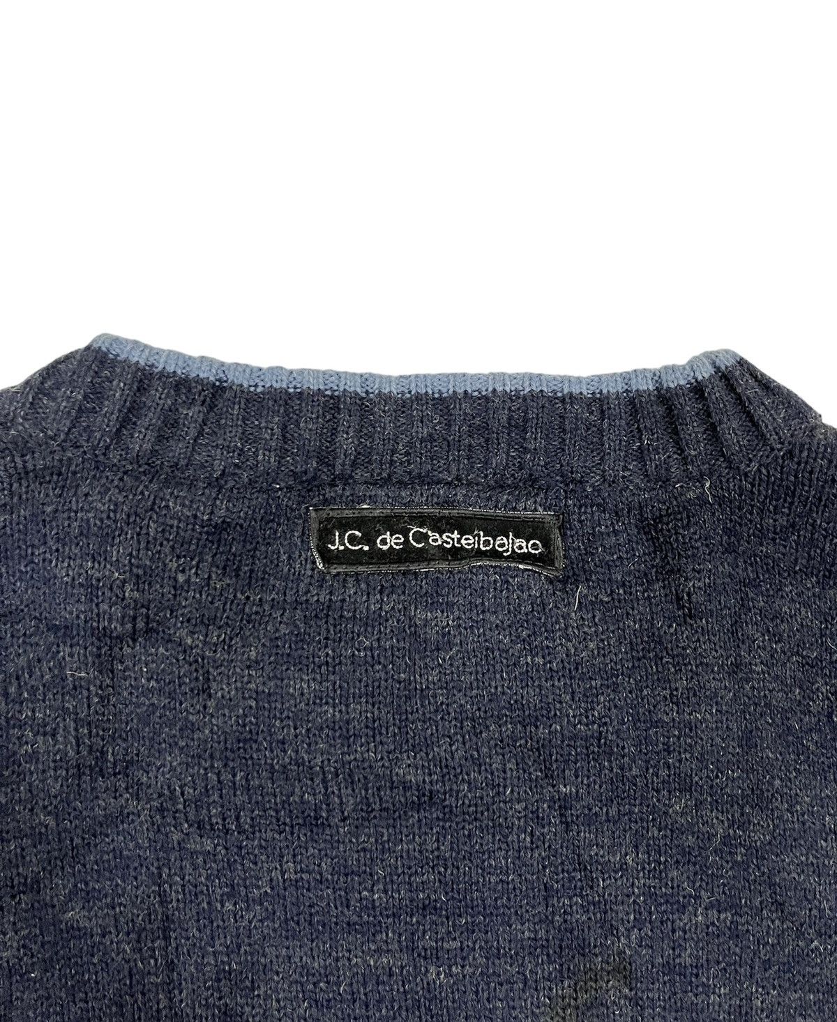 Jean Charles De Castelbajac × Vintage Vintage Castelbajac Logo Knit Sweater Size US L / EU 52-54 / 3 - 4 Thumbnail