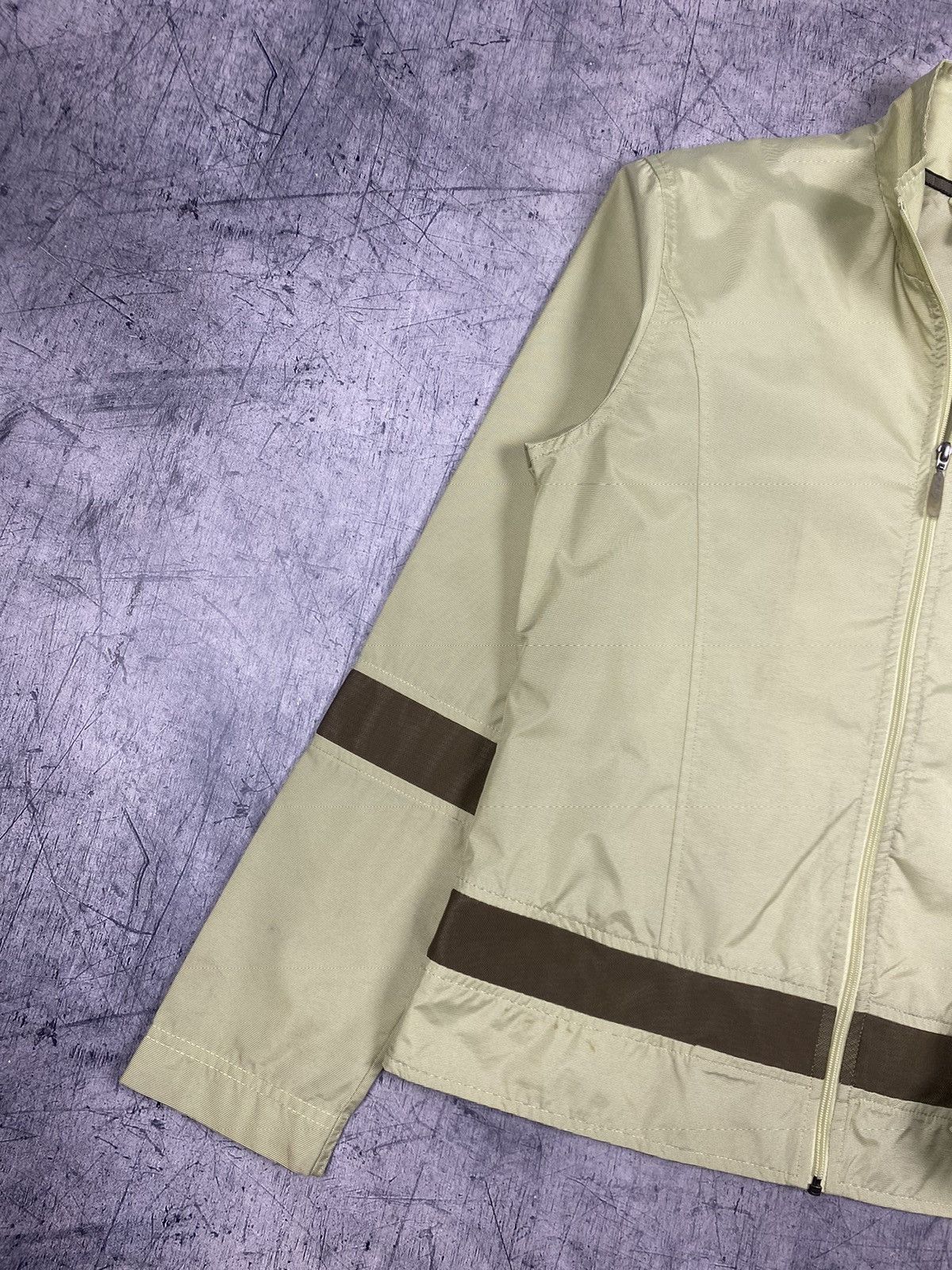 Nike × Vintage Vintage Nike Swoosh Drill Track Jacket Bomber Size L / US 10 / IT 46 - 3 Thumbnail