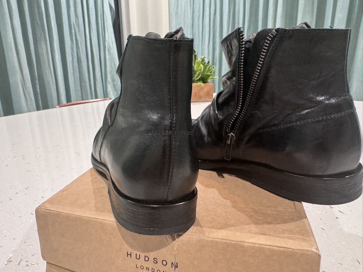 Hudson Hudson Reuben Leather Boots Size US 7 / EU 40 - 5 Thumbnail