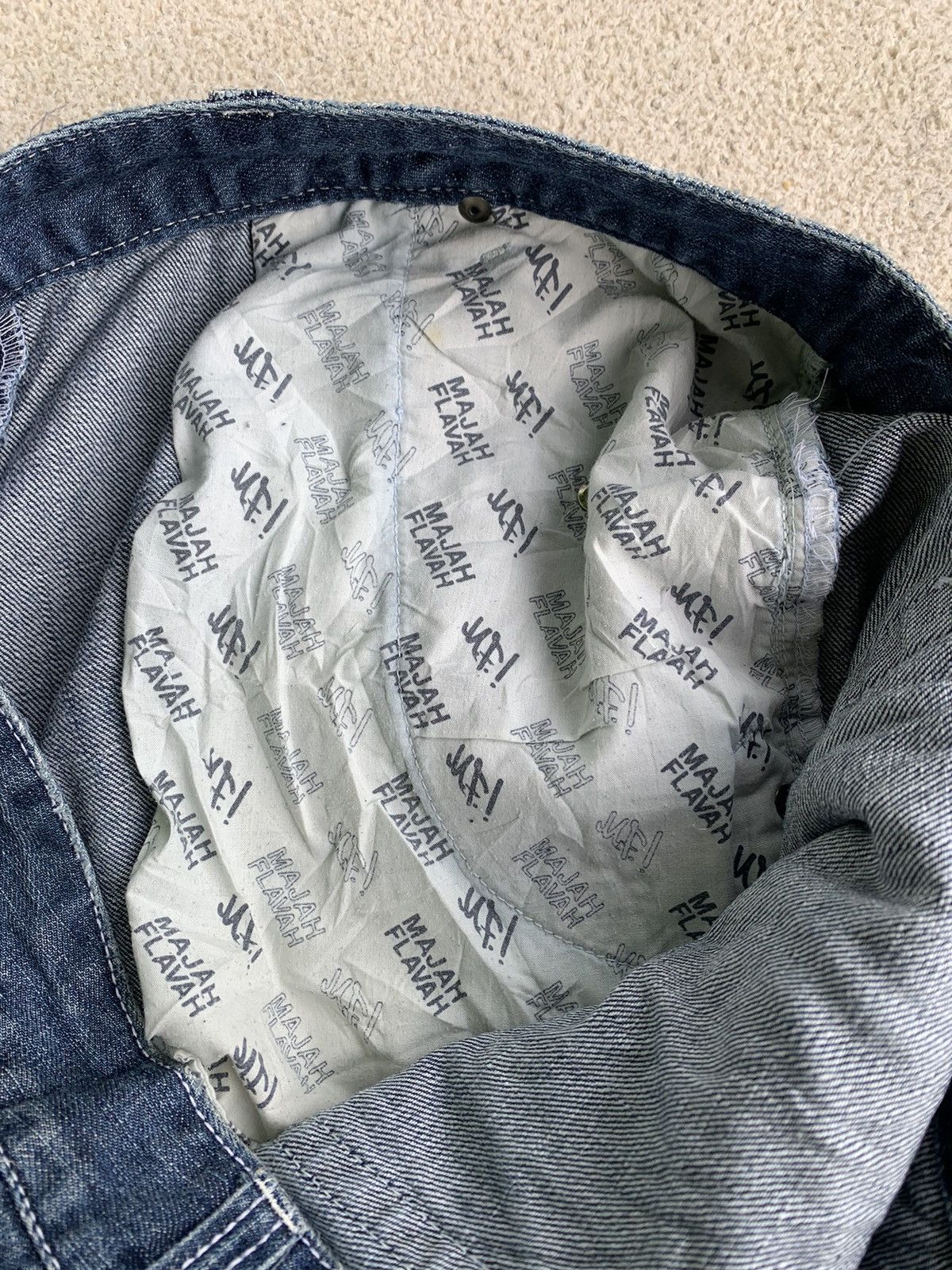 Vintage vtg 00s majah flavah baggy short pants Size US 36 / EU 52 - 9 Thumbnail