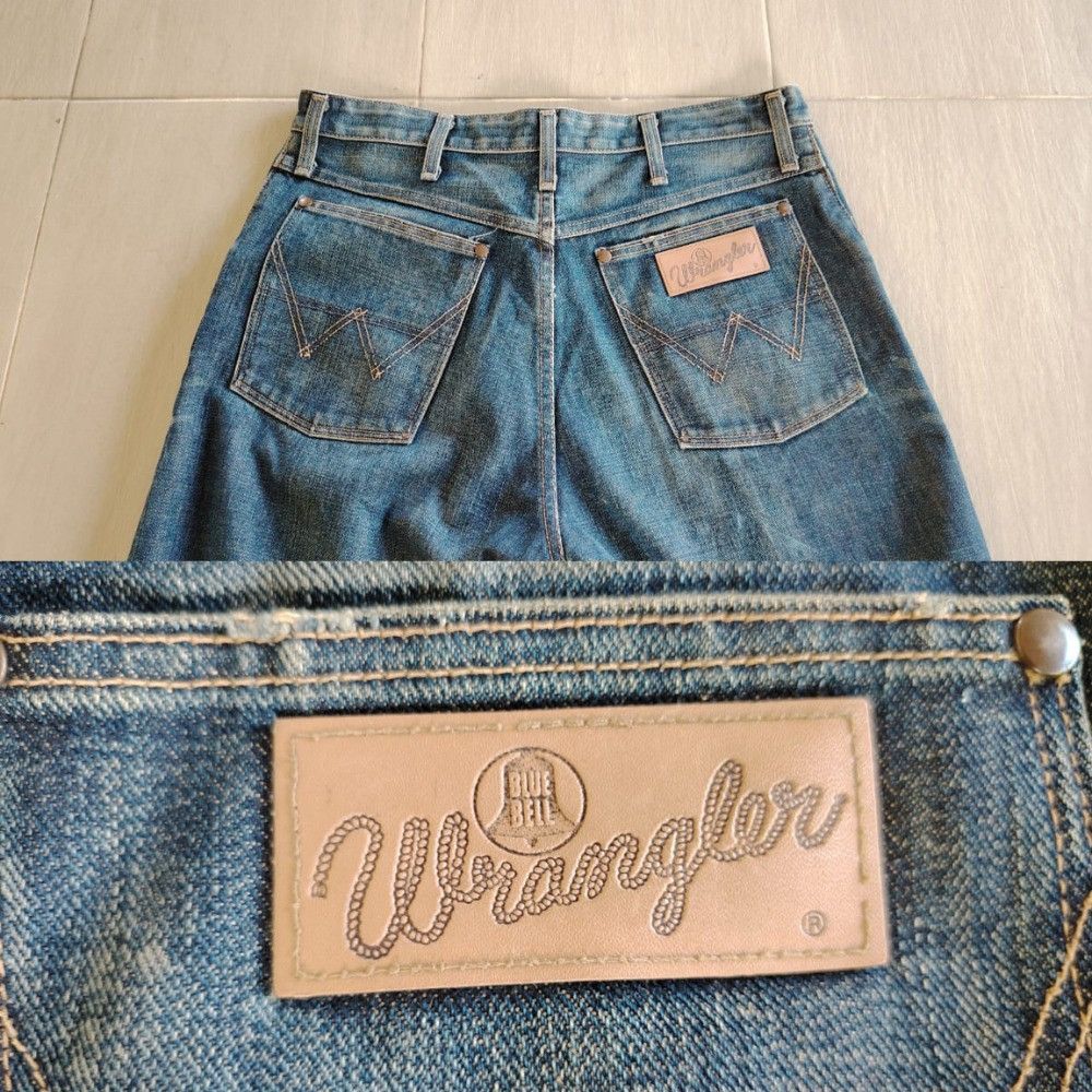 Wrangler Vintage Wrangler Blue Bell Selvedge Blue Denim Jeans M1112 Size US 33 - 8 Thumbnail