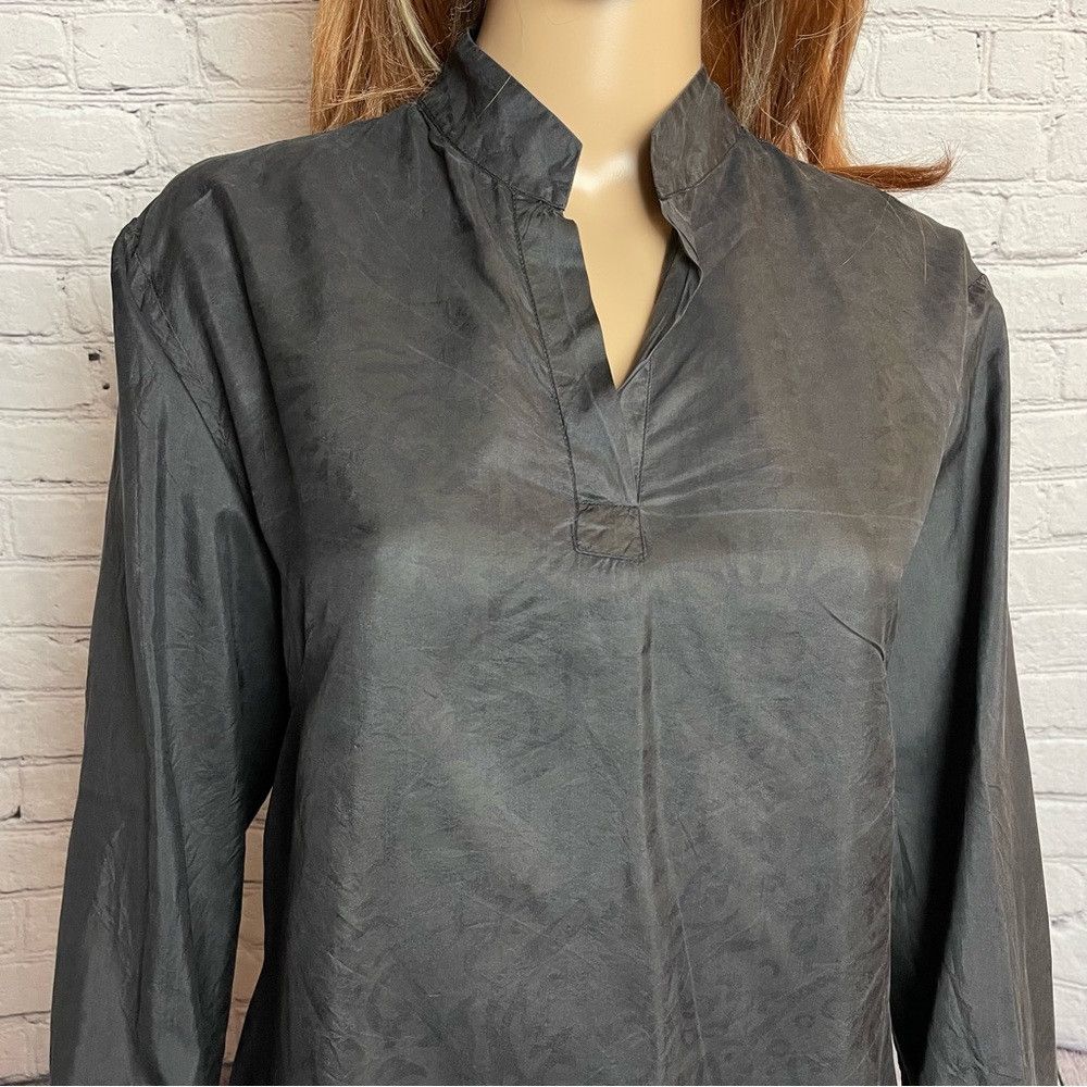 Other Abraham & Thakore Silk Brown Long Sleeve Top Size M Size M / US 6-8 / IT 42-44 - 2 Thumbnail