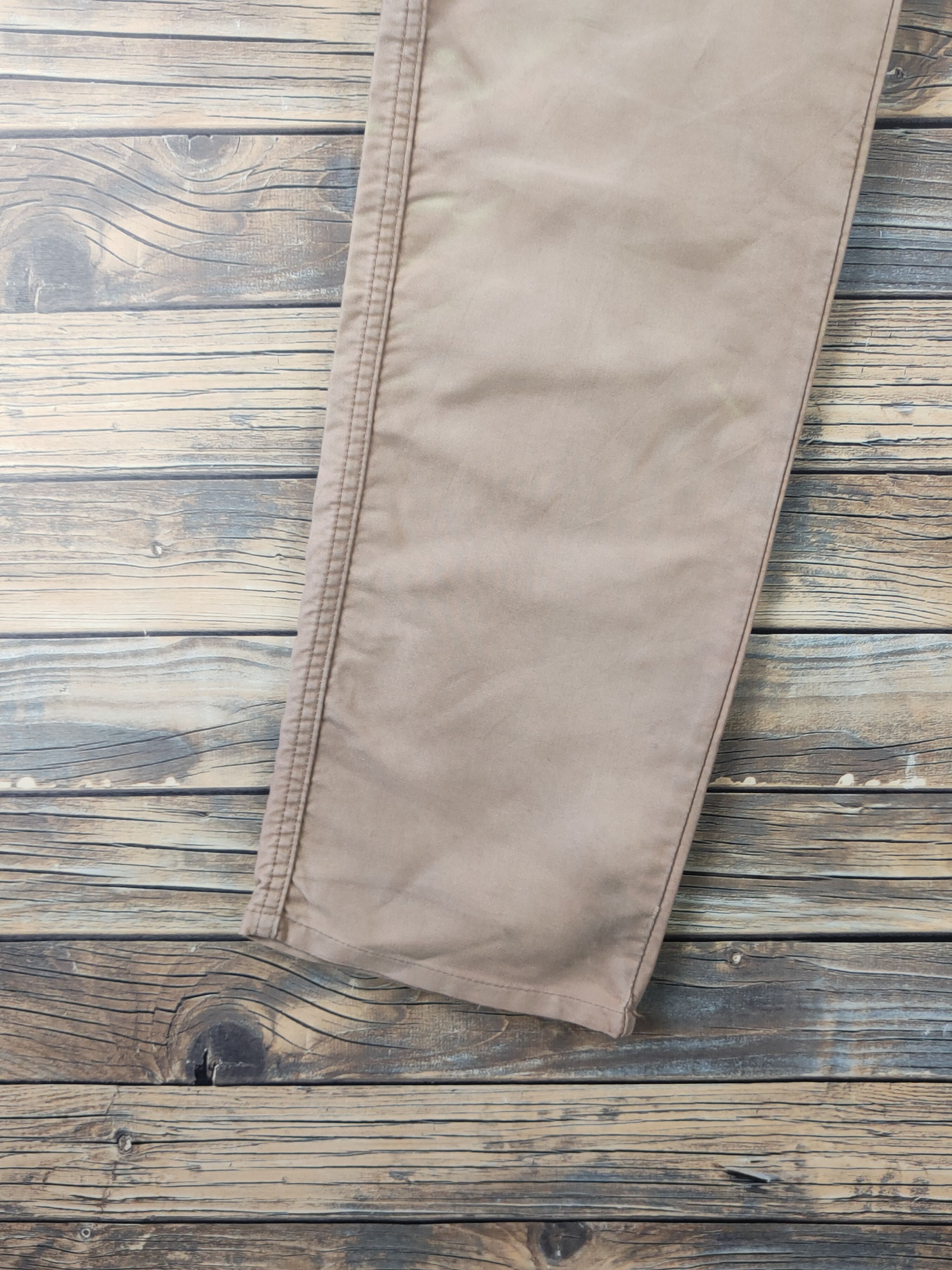 Global Work DL Global Work Light Brown Multipocket Cargo Pants #1648 Size US 34 / EU 50 - 4 Thumbnail