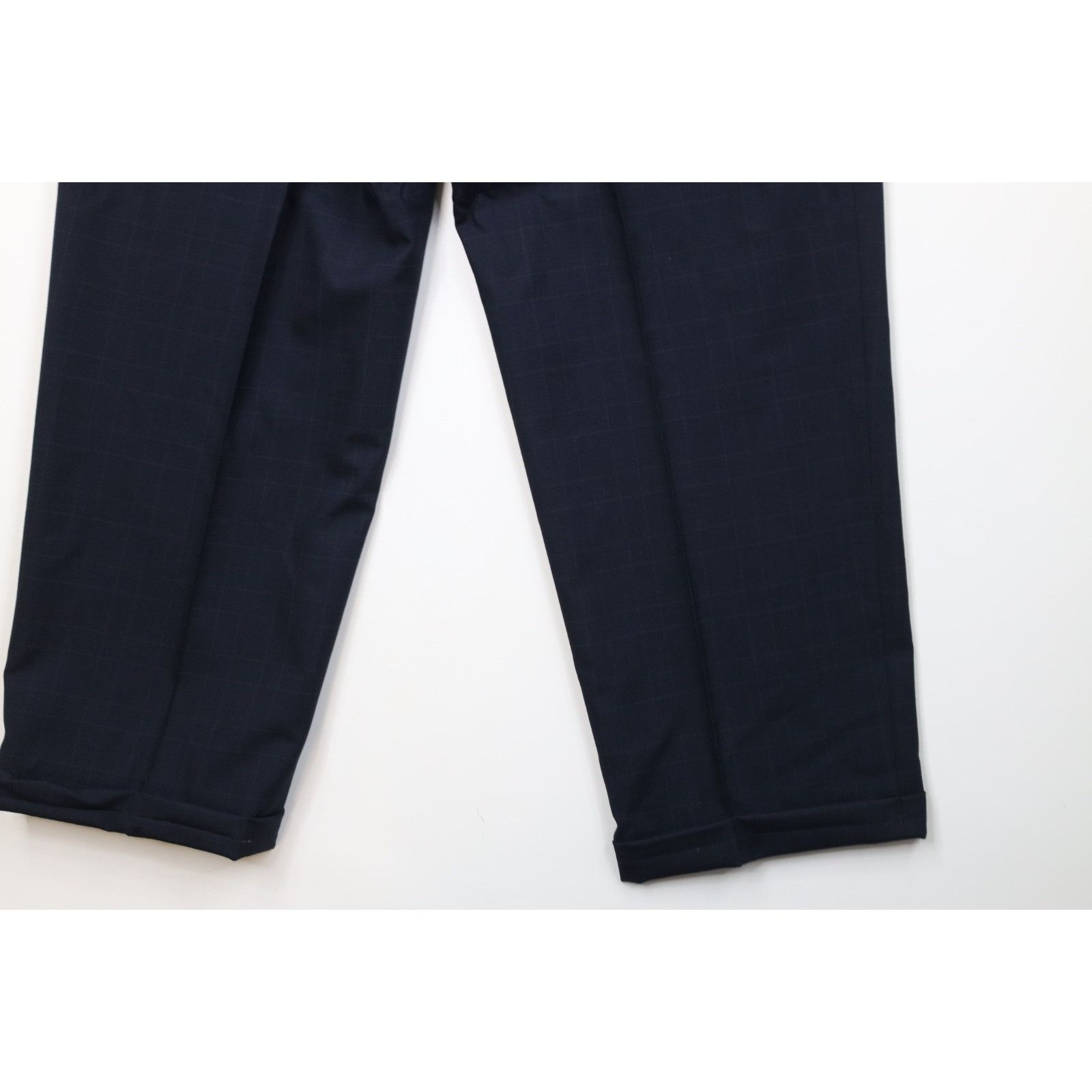 Vintage Vintage 90s Streetwear 2 Piece Wool Suit Wedding Blue Size 42R - 22 Thumbnail