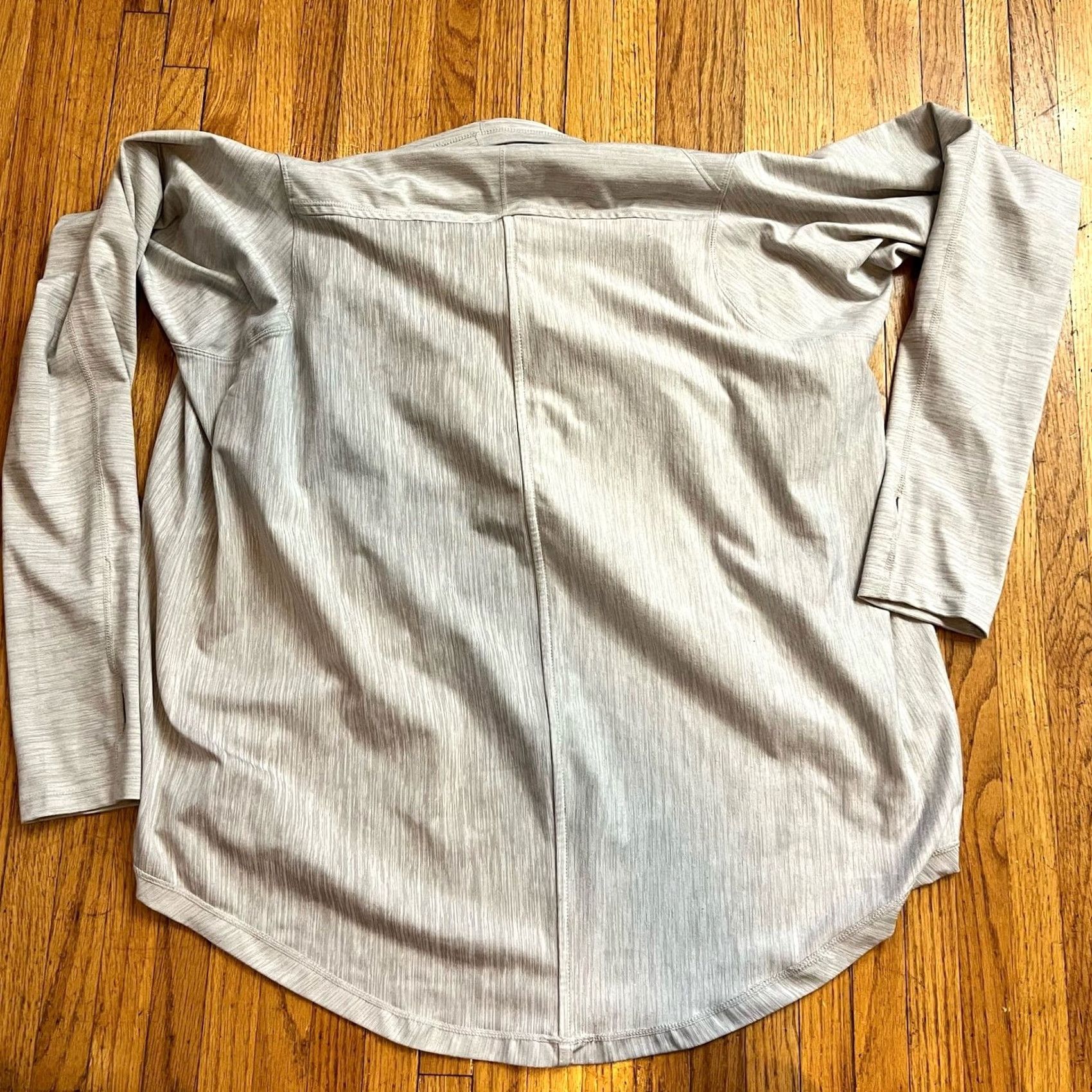 Vintage ZYIA Active Shirt Womens XL Haze Yoga Shawl Pullover Wrap Hooded Shirt Twist Top Mens? Size XL / US 12-14 / IT 48-50 - 3 Thumbnail