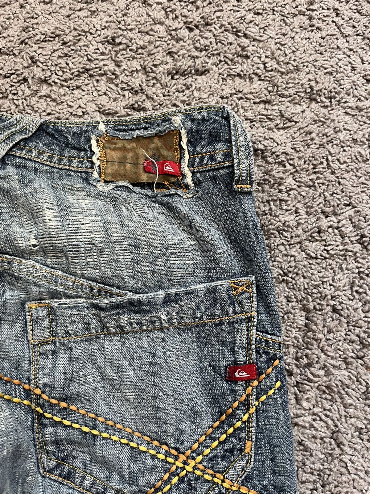 Denime Quiksilver vintage jeans Y2k Size US 31 - 2 Thumbnail