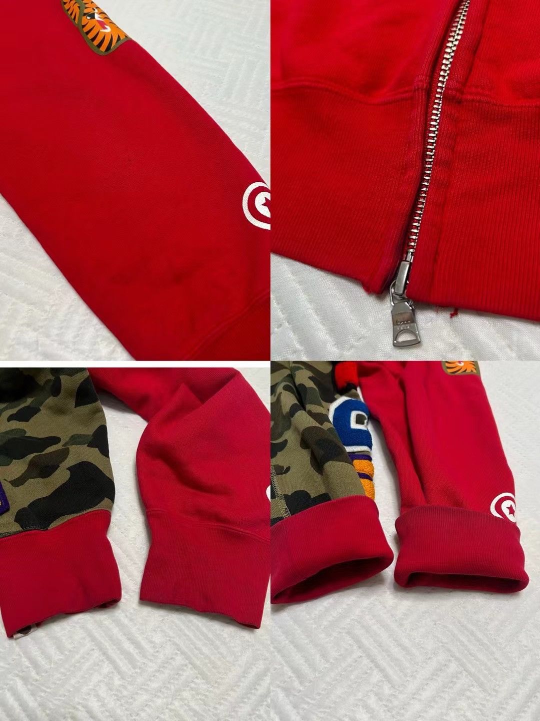 Bape COLOR CAMO SHARK FULL ZIP HOODIE Size US XL / EU 56 / 4 - 9 Thumbnail