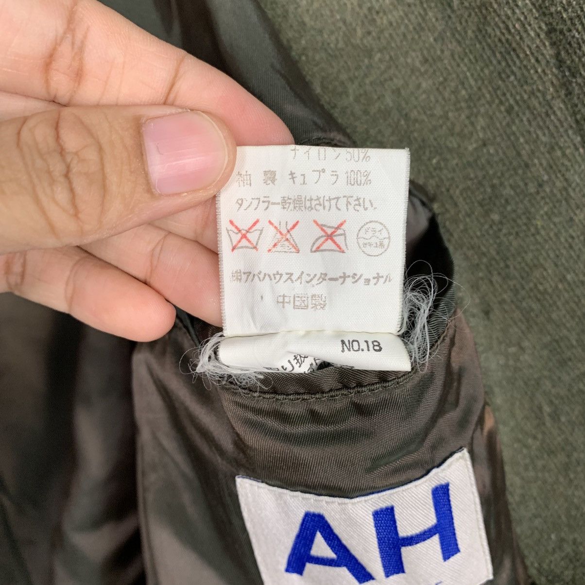 ABAHOUSE Japanese Brand Abahouse Wool Green Coat Size US M / EU 48-50 / 2 - 17 Thumbnail