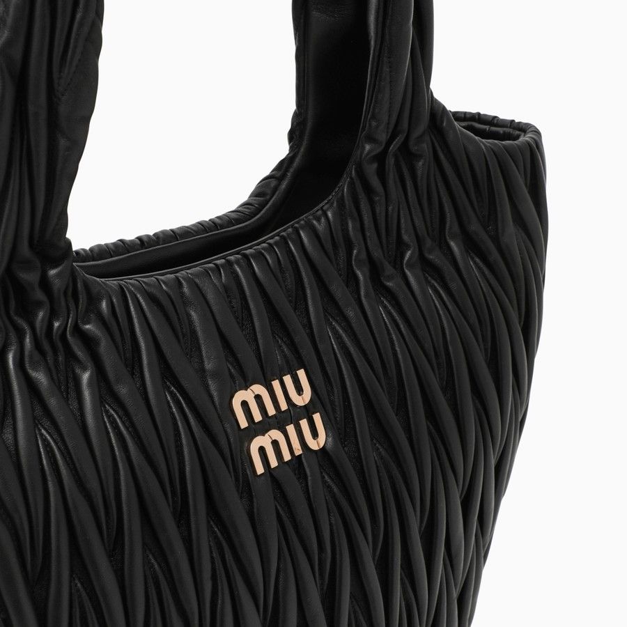 Miu Miu o1d2blof0924 Size: OS / Shoulder Bag in Black Size ONE SIZE - 5 Thumbnail