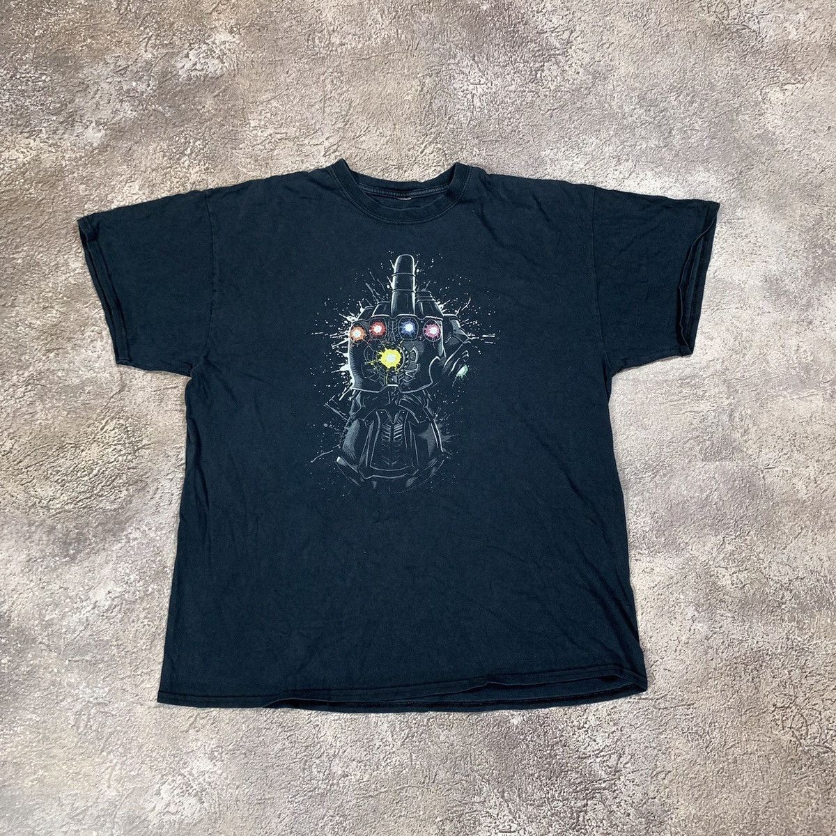 Vintage Vintage 90s Faded Graphic Tee Dark Humor Streetwear Baggy XL Size US XL / EU 56 / 4 - 1 Thumbnail