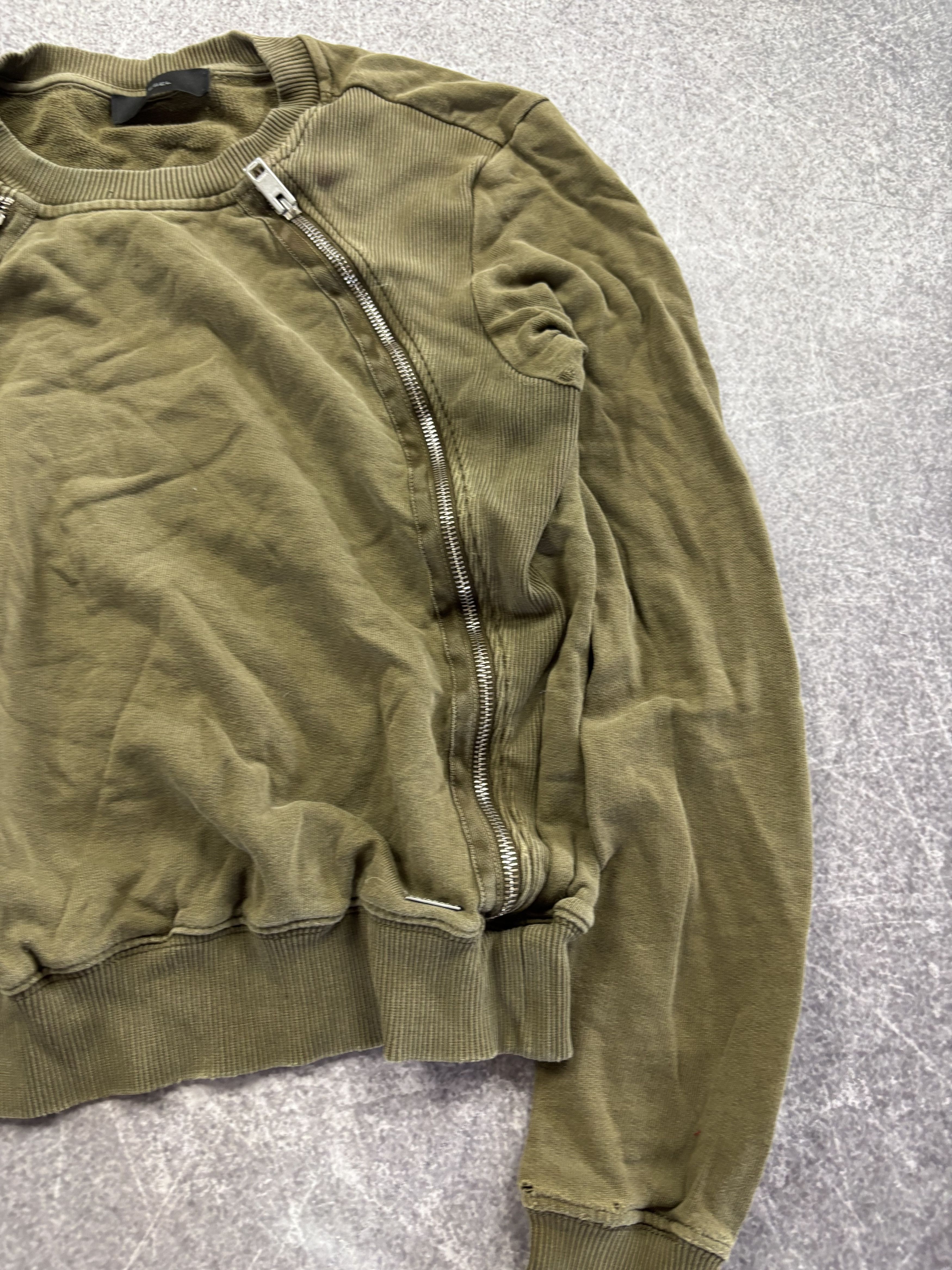 Diesel RICK OWENS TYPE CROPPED FULL ZIP DIESEL HOODIE CRAZY Size US S / EU 44-46 / 1 - 3 Thumbnail