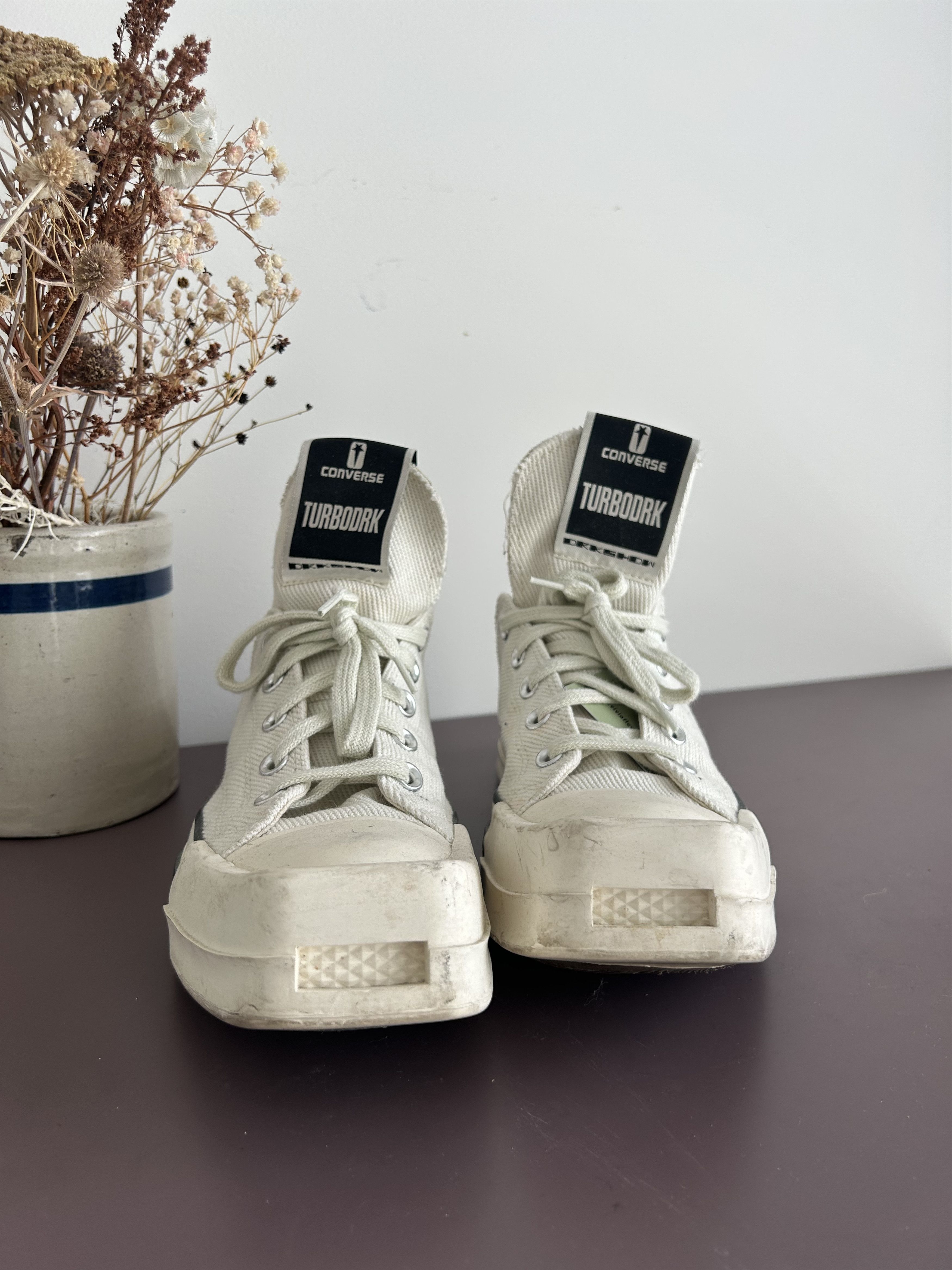 Converse × Rick Owens Rick Owens converse! Size US 6.5 / EU 39-40 - 1 Thumbnail