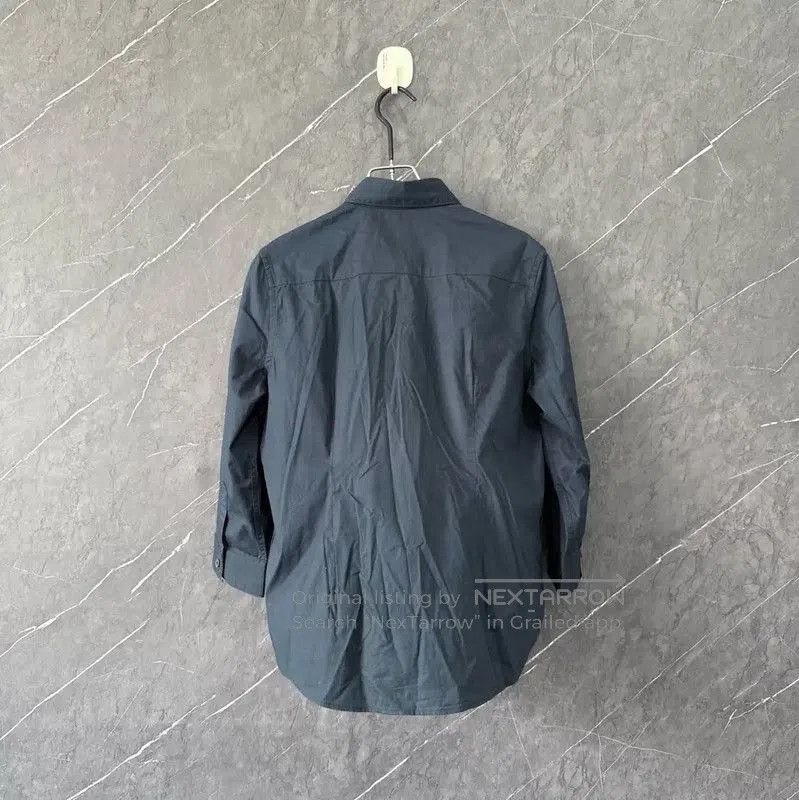 Burberry Burberry Men's Navy Blue Cotton Shirt. Size US M / EU 48-50 / 2 - 2 Thumbnail