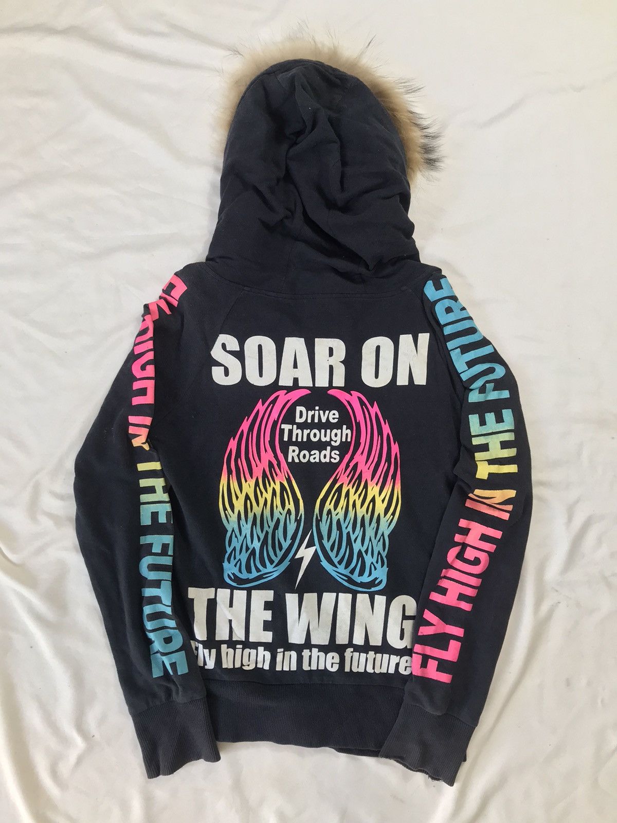 Hysteric Glamour Poem zip Fur Hoodie ifsix lgb punks style Size US XS / EU 42 / 0 - 5 Thumbnail