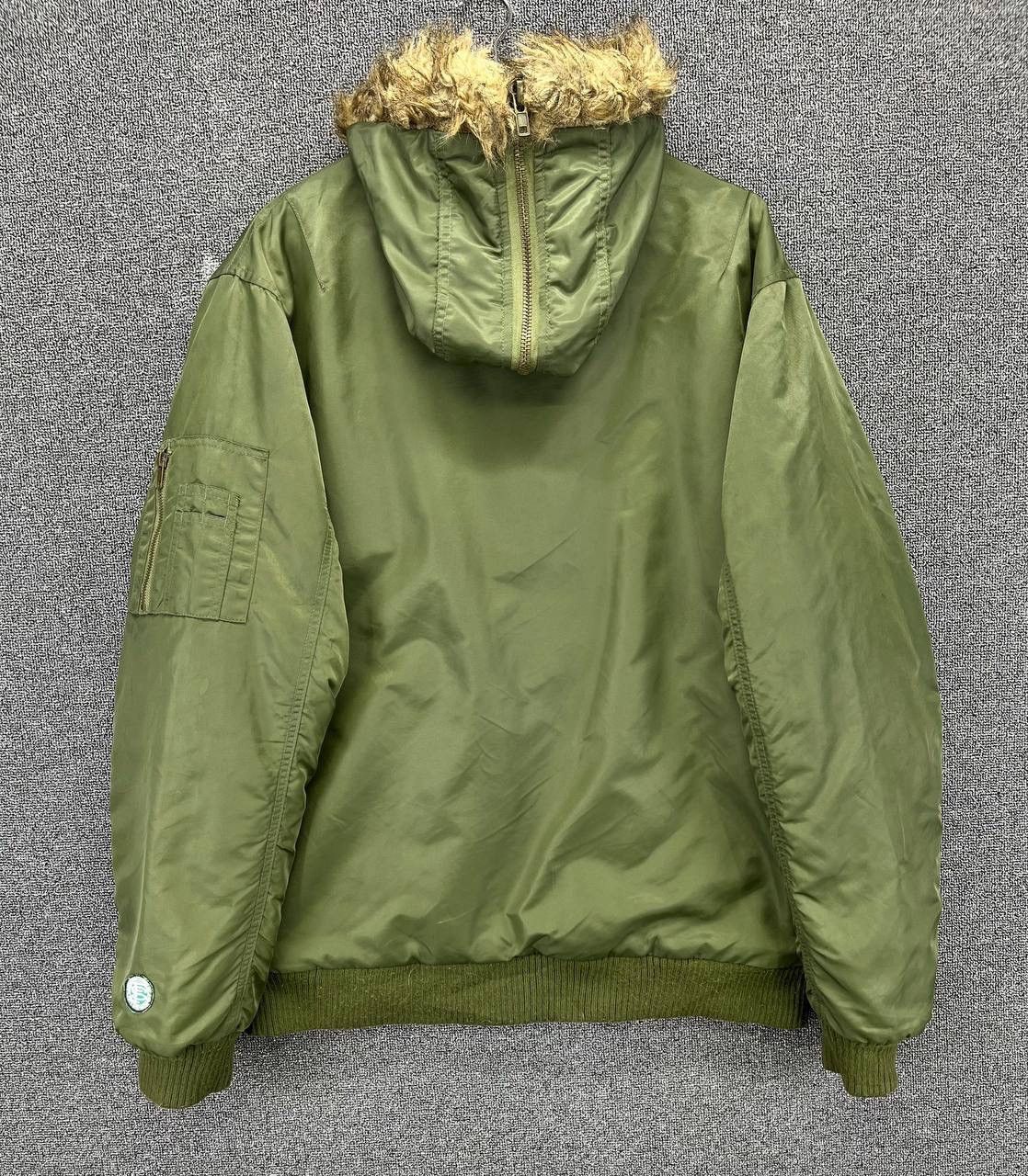 Japanese Brand Vintage Flip The Script Fur Hooded Bomber Jacket Size US M / EU 48-50 / 2 - 12 Thumbnail