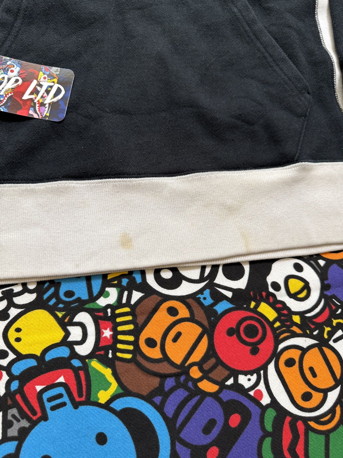 Bape A Bathing Ape Black Script Pullover Hoodie Size US M / EU 48-50 / 2 - 11 Thumbnail