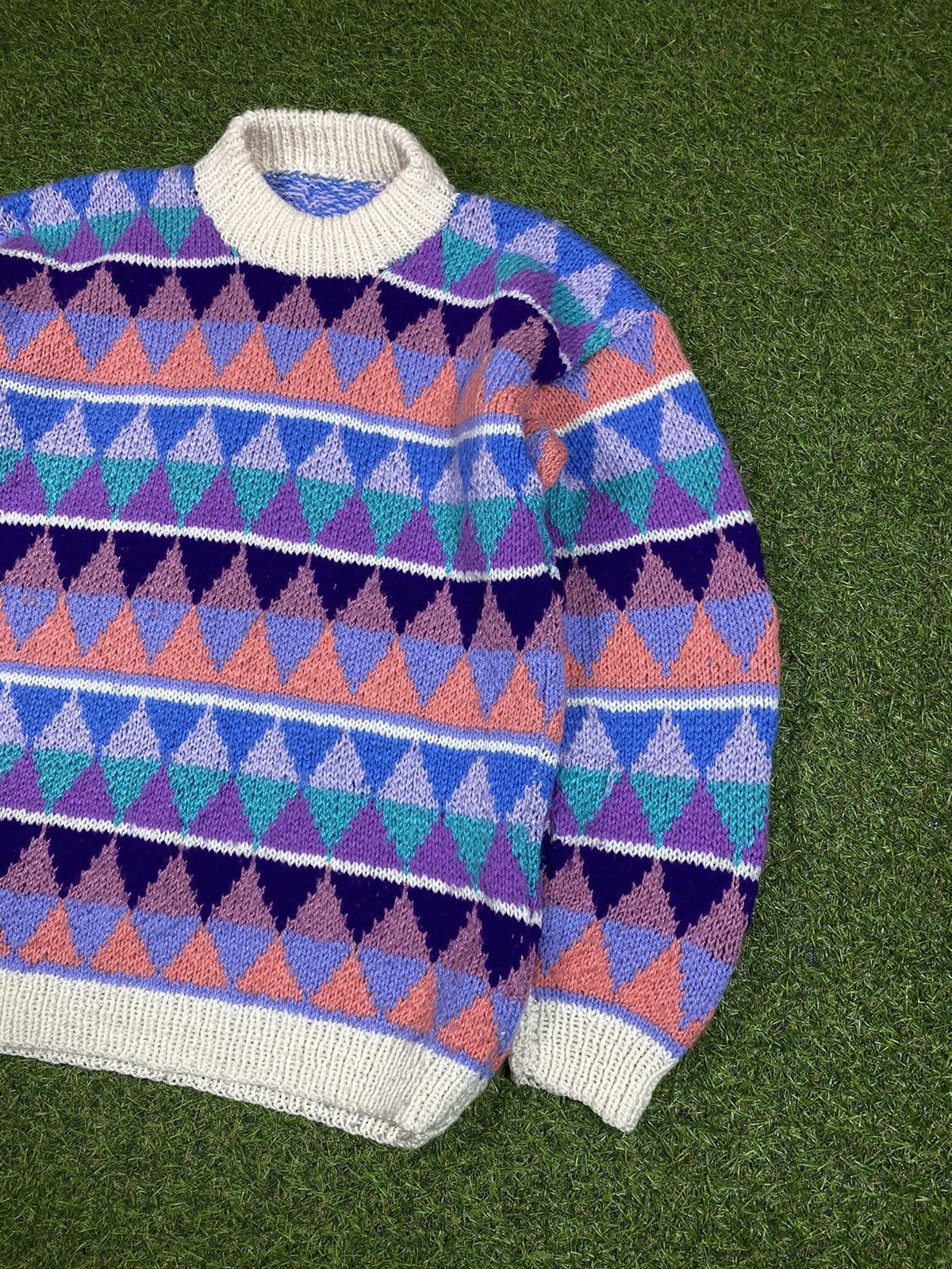 Vintage Vintage 90s Japanese sweater streetwear style Size US L / EU 52-54 / 3 - 3 Thumbnail