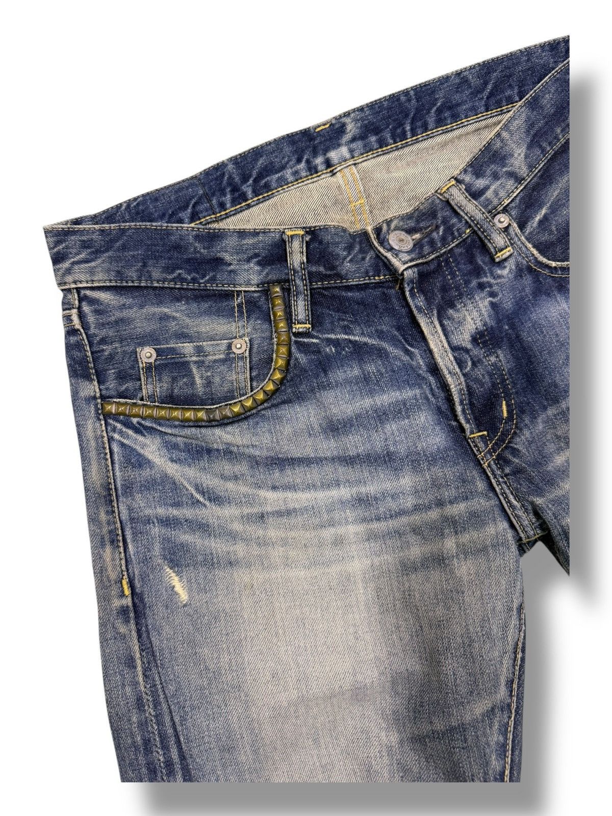 Hysteric Glamour HYSTERIC GLAMOUR SELVEDGE JAPANESE BRAND DENIM Size US 32 / EU 48 - 6 Thumbnail