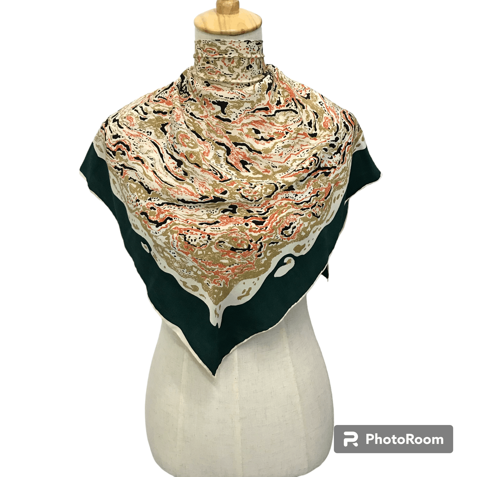 Japanese Brand Luxury Avant Garde Abstract Silk Scarf M106 Size ONE SIZE - 1 Thumbnail