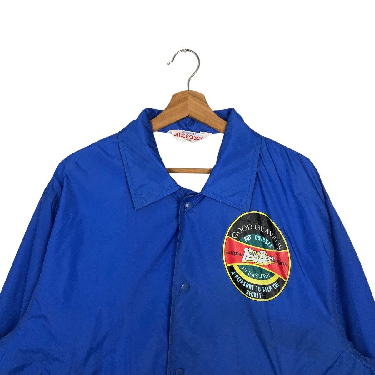 Japanese Brand VINTAGE AMERICAN LOOK NUTTY BOYS COACH JACKET BIG LOGO Size US L / EU 52-54 / 3 - 2 Thumbnail
