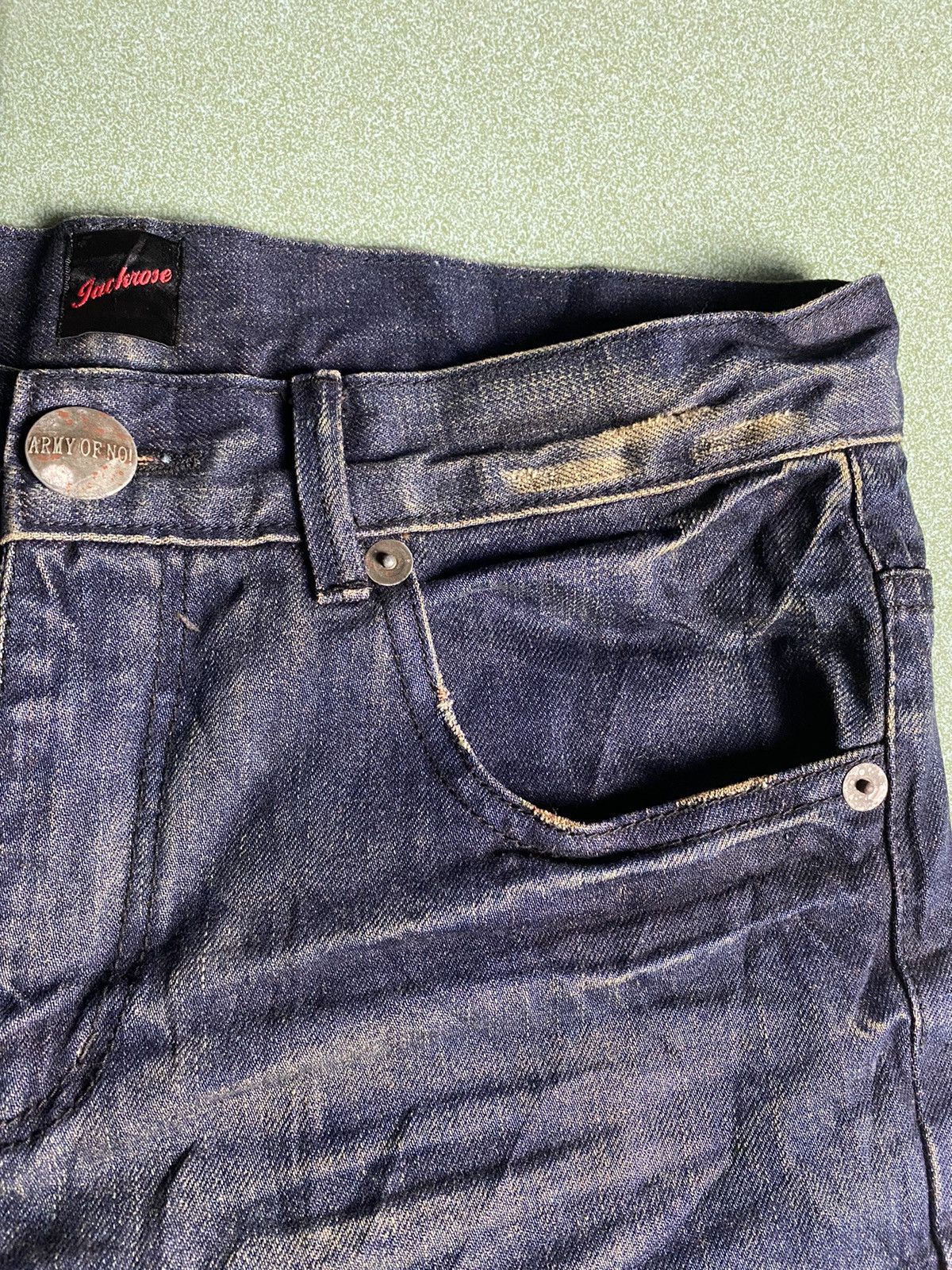 Hysteric Glamour Rare Jack Rose Faded cat whiskers Denim Size US 34 / EU 50 - 11 Thumbnail