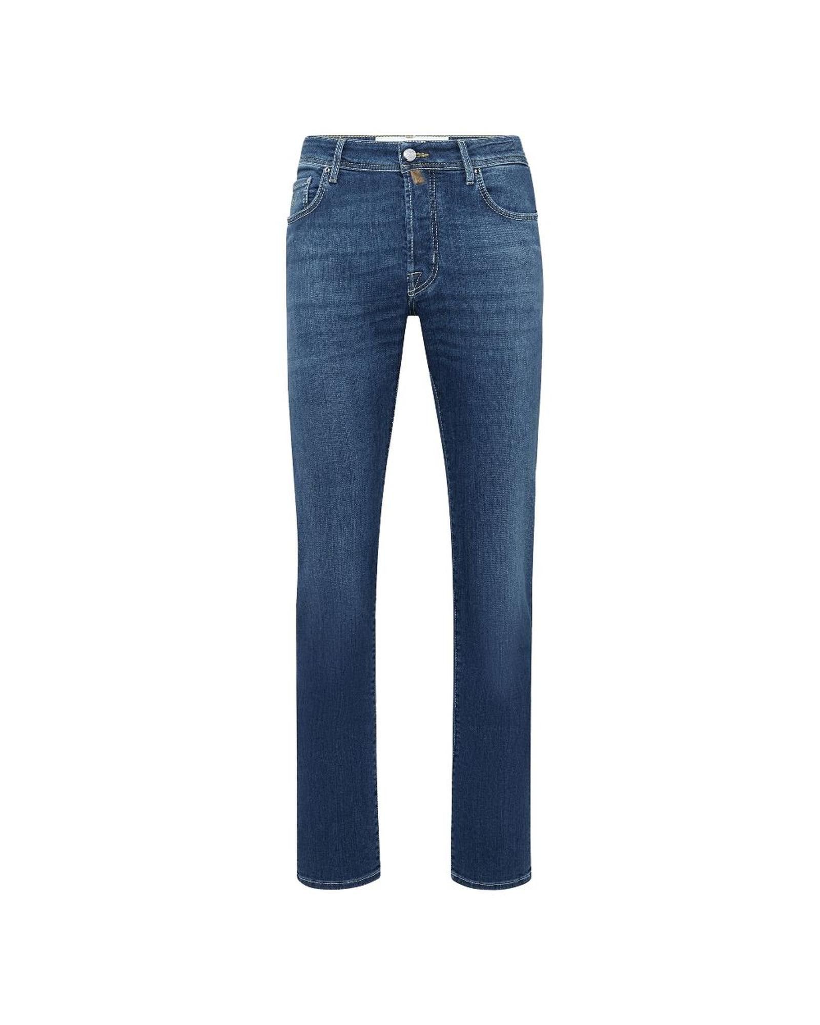 image of Jacob Cohen Stretch Slim Fit Jeans in Blue, Men's (Size 34)