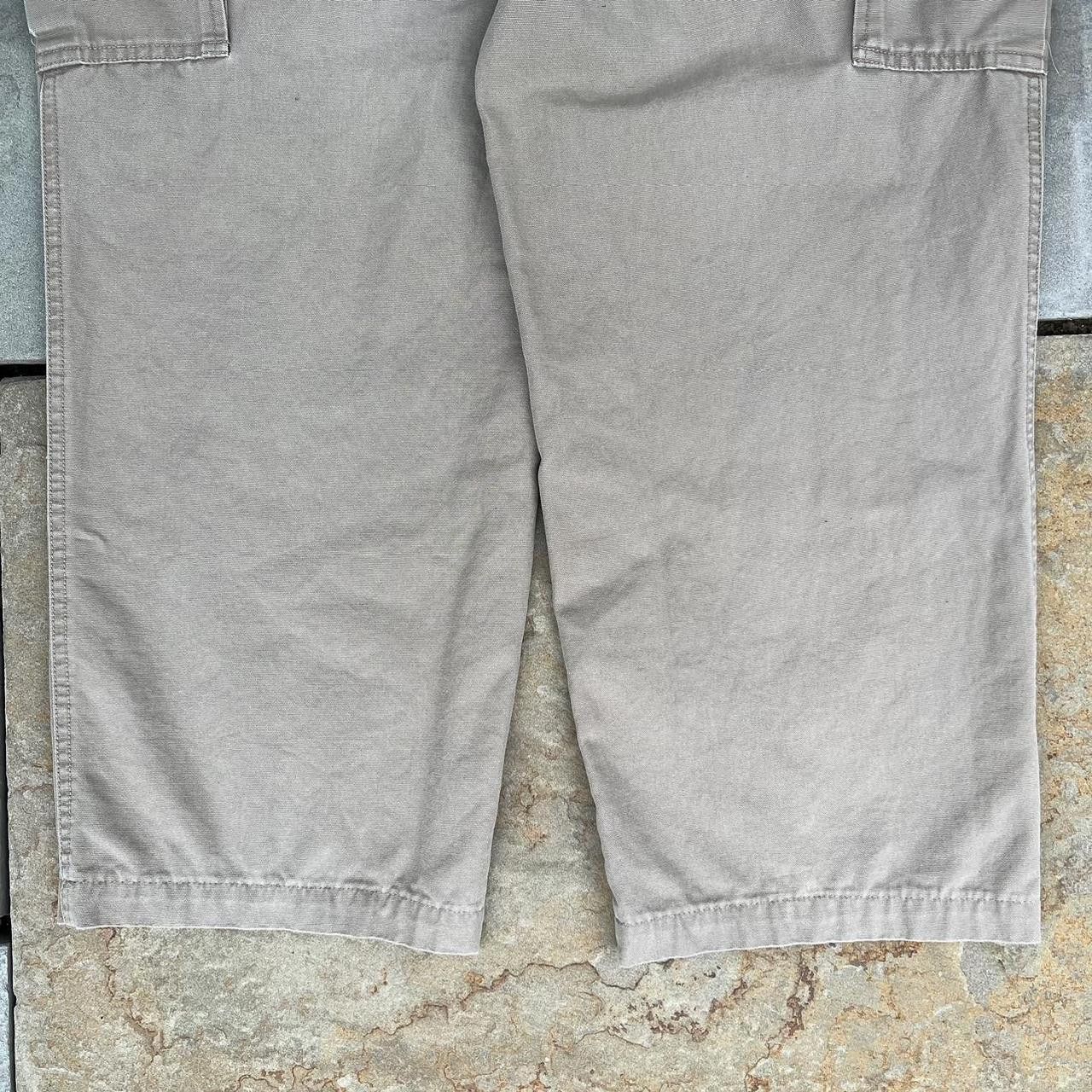 Fieldmaster Y2K Distressed Canvas Cargo Pants Size US 34 / EU 50 - 6 Thumbnail