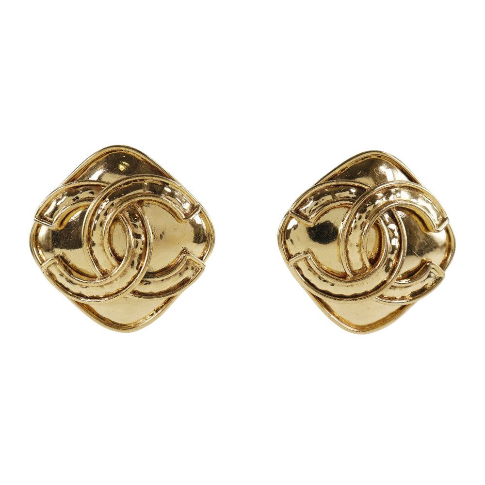 Chanel Chanel Coco Mark Earrings Metal Earrings DUTY FREE for USA
